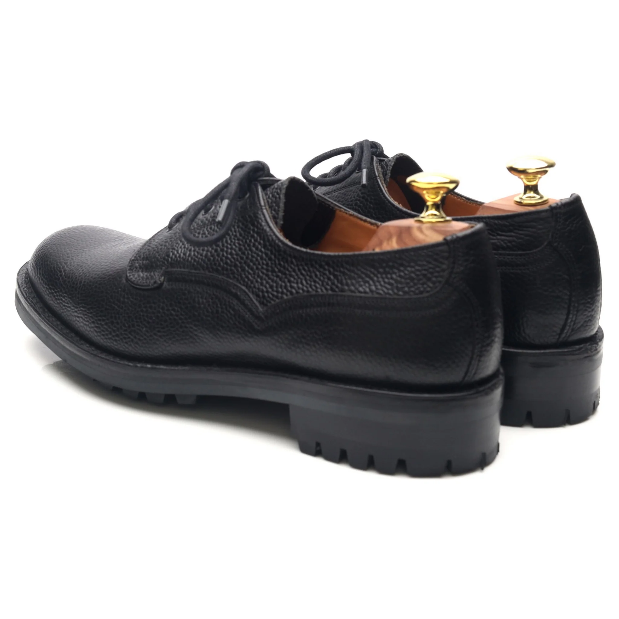 'Stour' Black Leather Veldtschoen Derby UK 7.5 F - Image 3