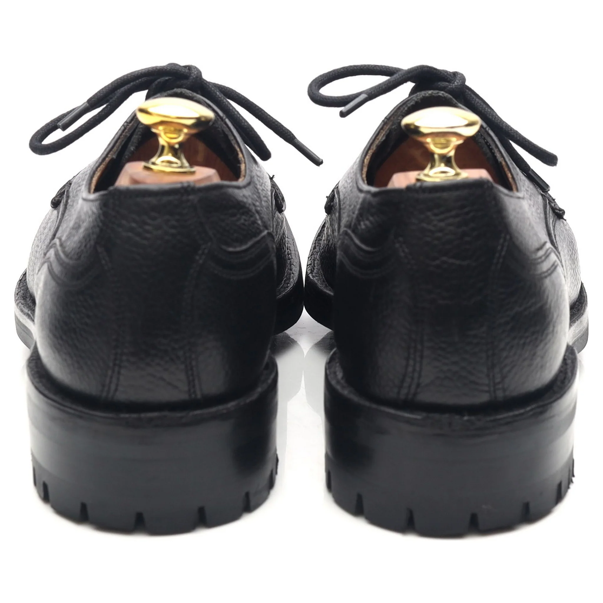 'Stour' Black Leather Veldtschoen Derby UK 7.5 F - Image 4