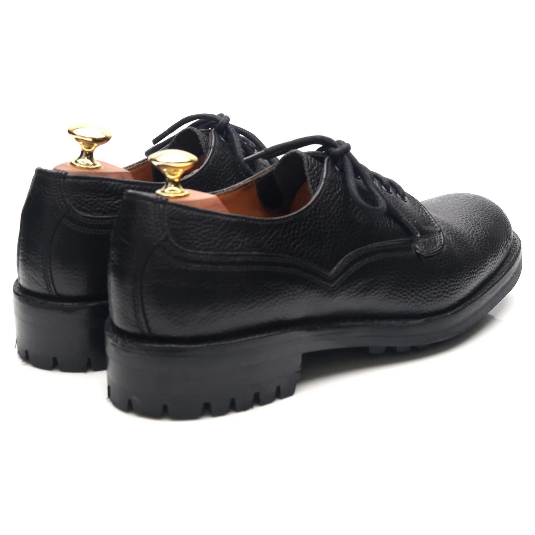 'Stour' Black Leather Veldtschoen Derby UK 7.5 F - Image 5