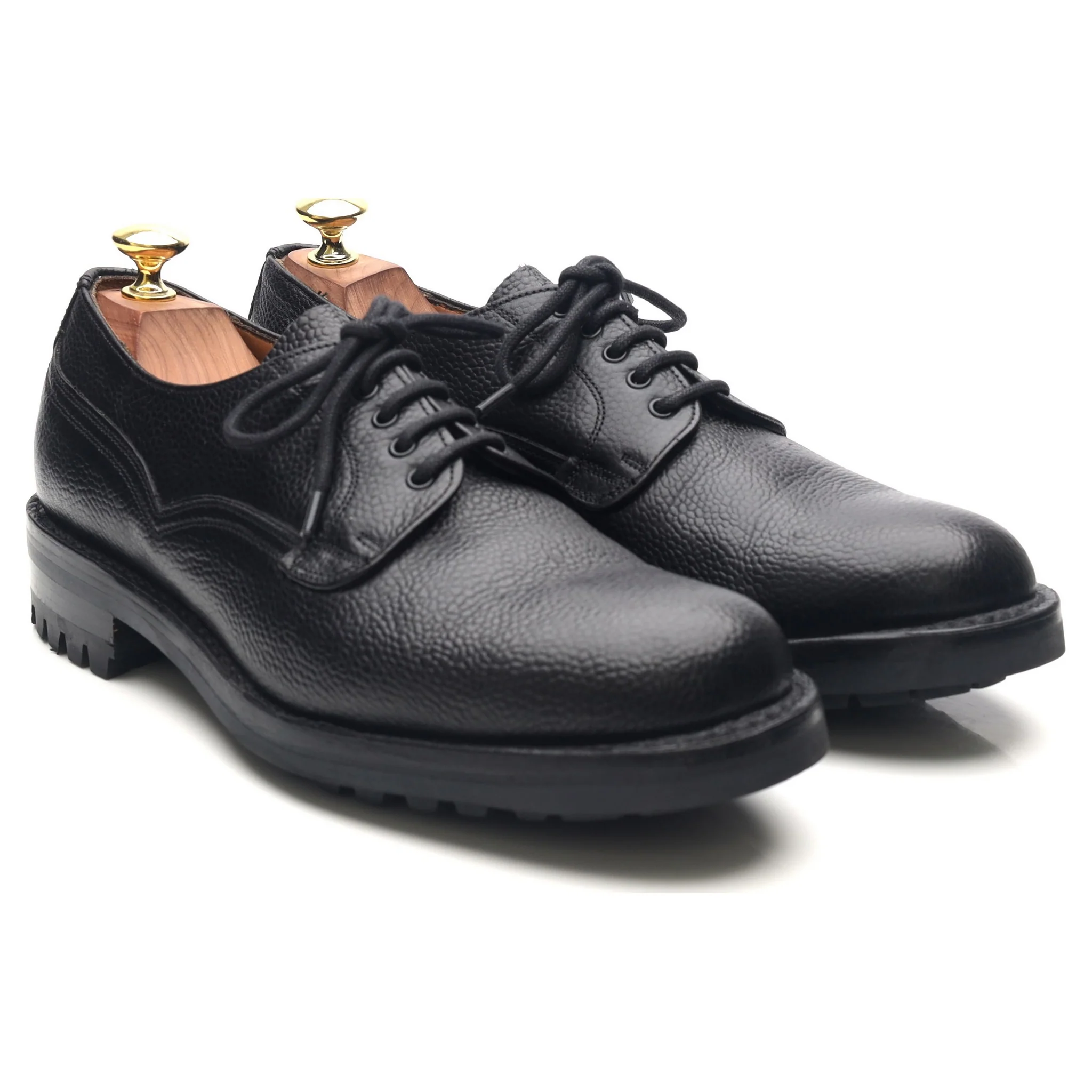 'Stour' Black Leather Veldtschoen Derby UK 7.5 F - Image 7