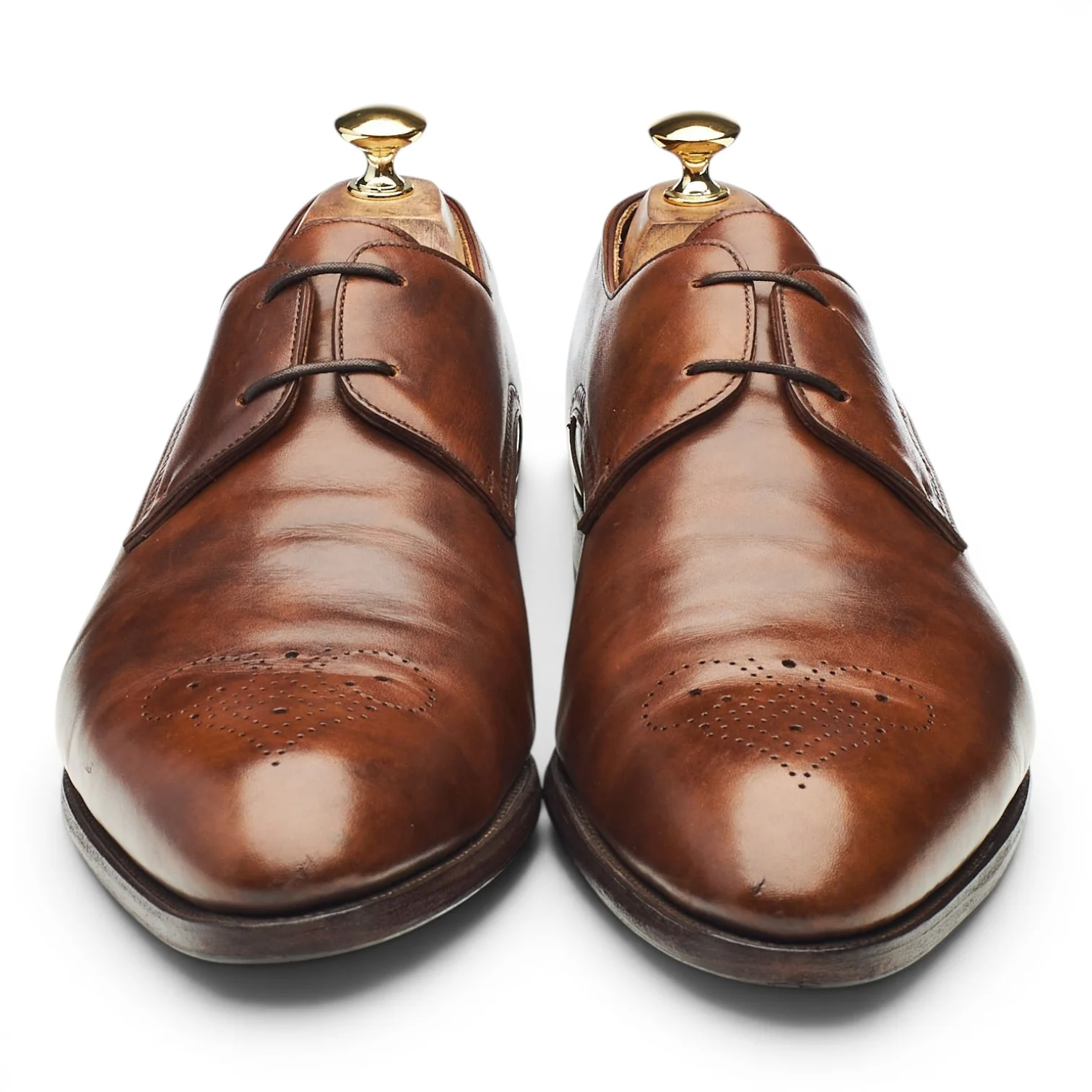 'Chelmsford' Brown Museum Leather Derby UK 10.5 E - Image 2