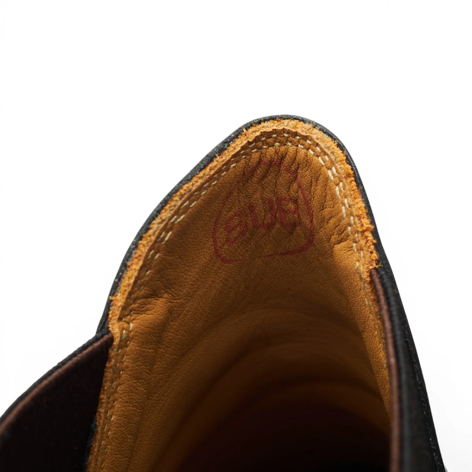 'Chelsea 8' Black Leather Chelsea Boots UK 7.5 E - Image 8