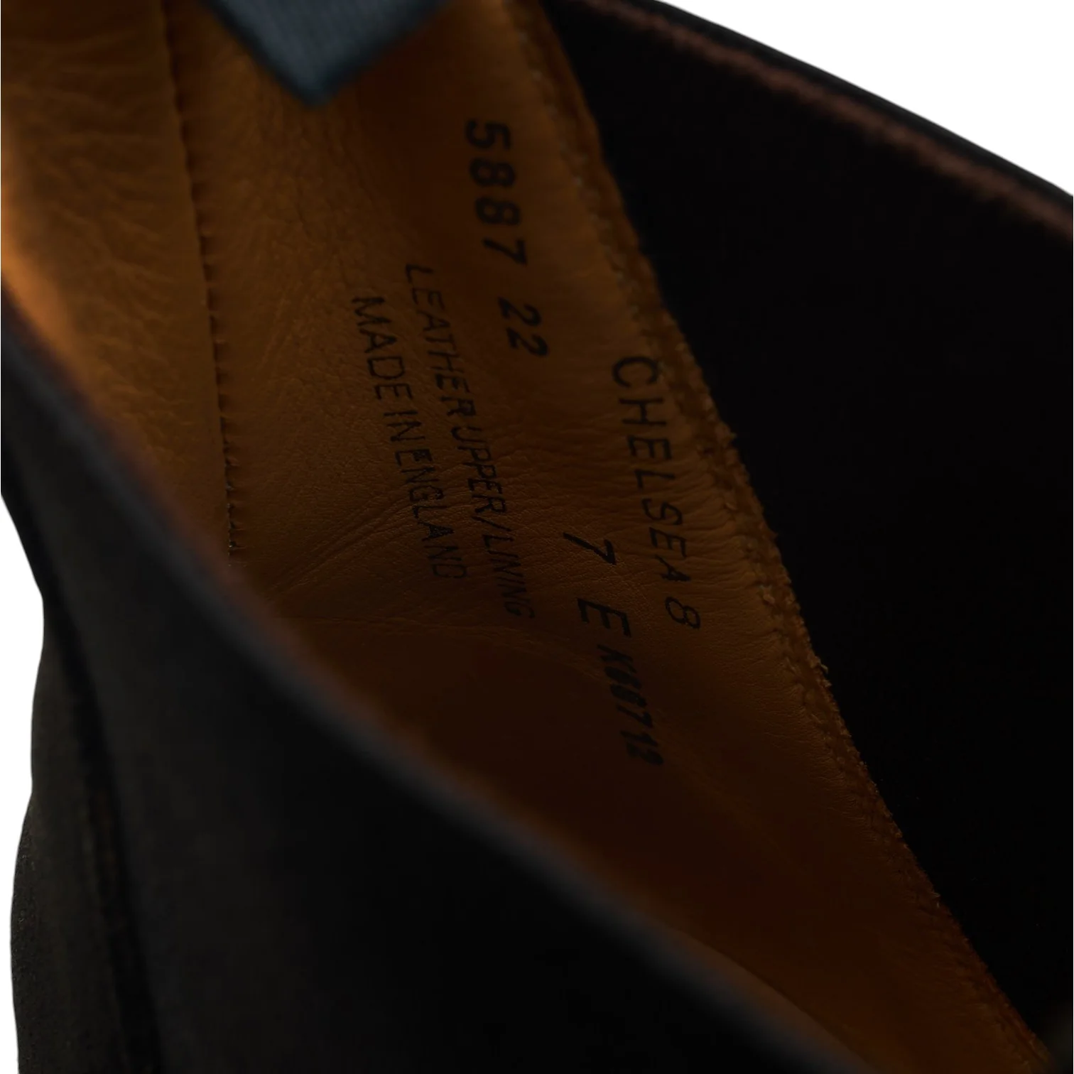 'Chelsea 8' Black Suede Chelsea Boots UK 7 E - Image 7