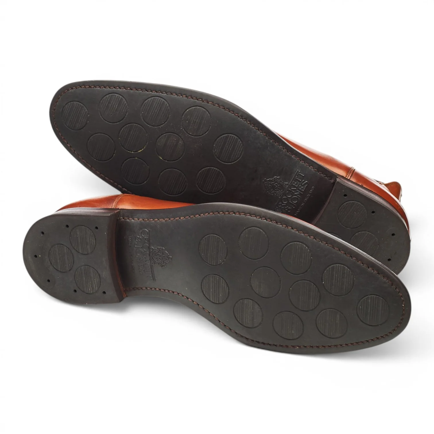 'Chelsea 8' Tan Brown Leather Chelsea Boots UK 9 E - Image 5