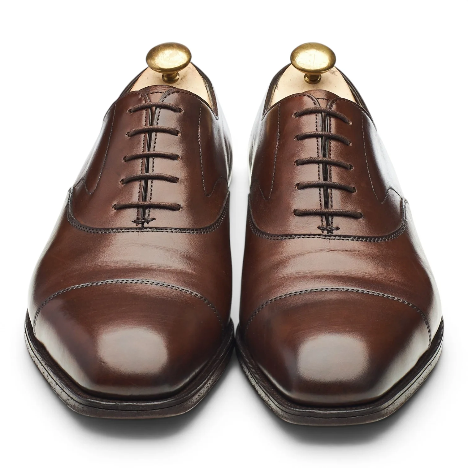 'Chelsea' Dark Brown Leather Oxford UK 8 F - Image 2