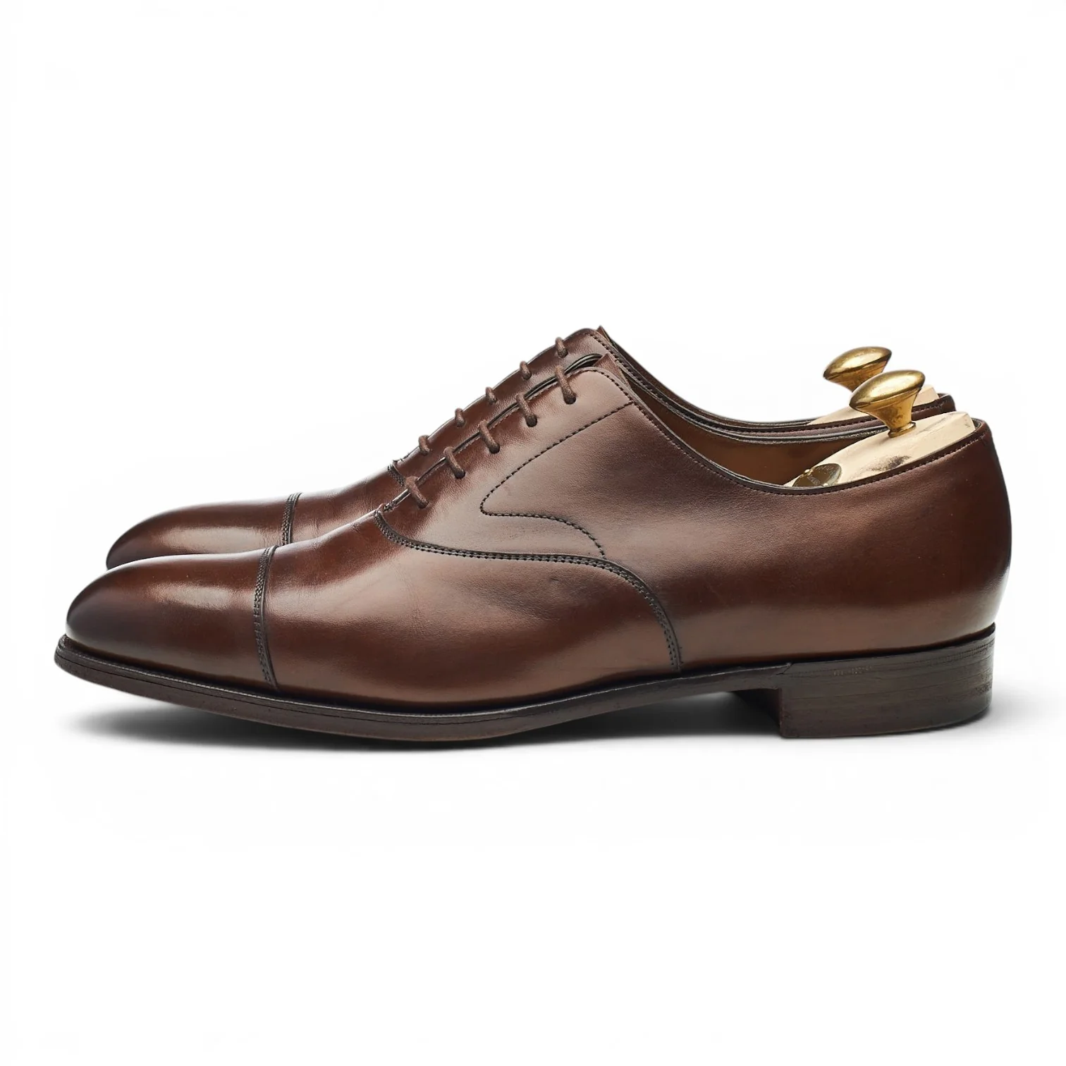 'Chelsea' Dark Brown Leather Oxford UK 8 F - Image 3