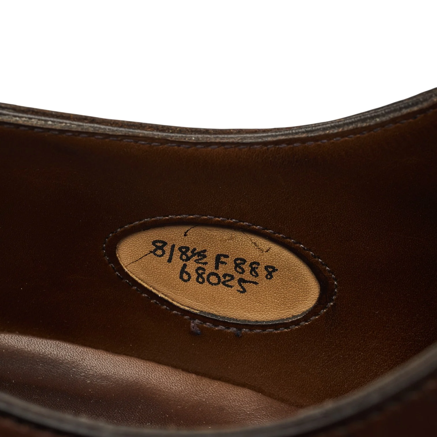 'Chelsea' Dark Brown Leather Oxford UK 8 F - Image 8