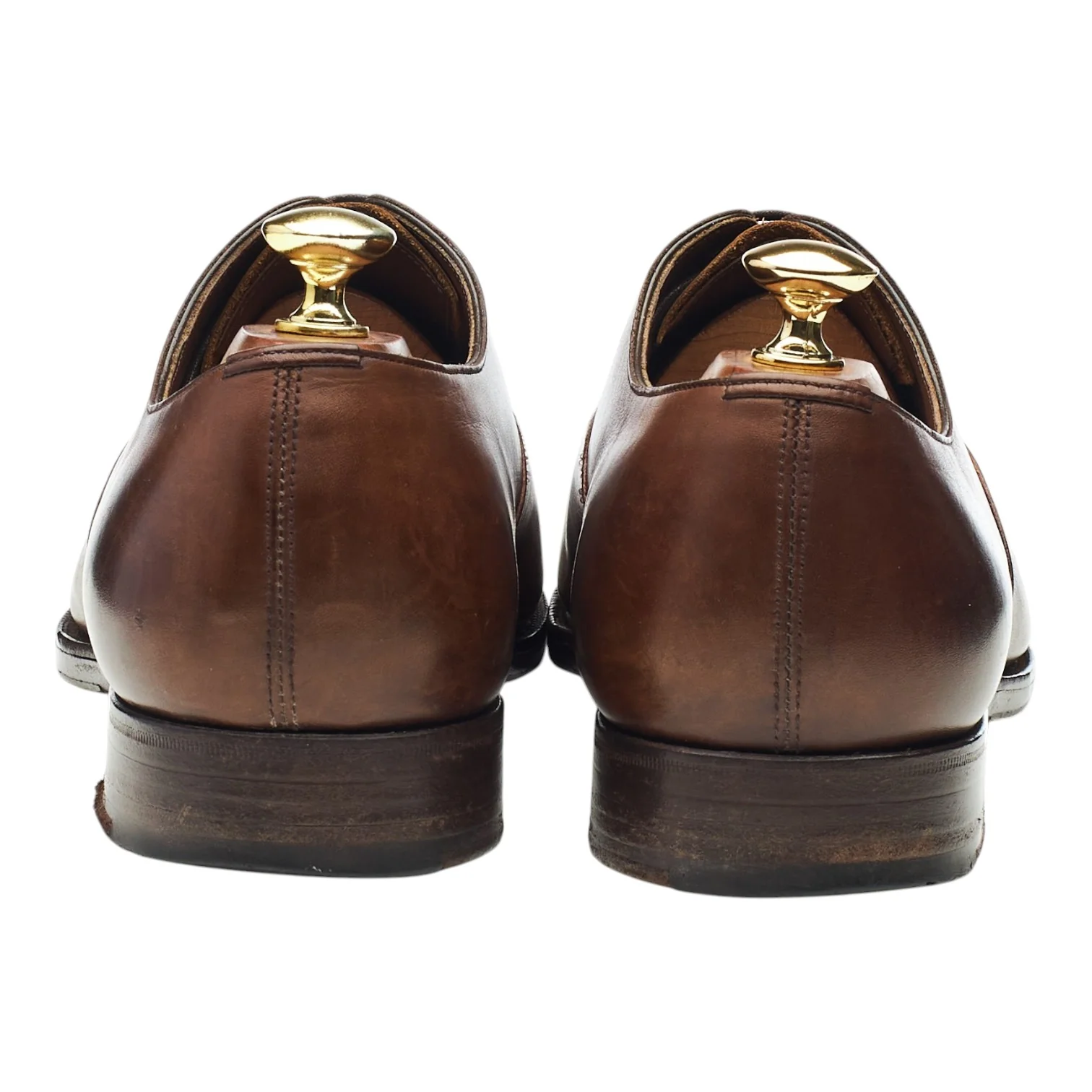 'Chelsea' Dark Brown Leather Oxford UK 9 E - Image 4