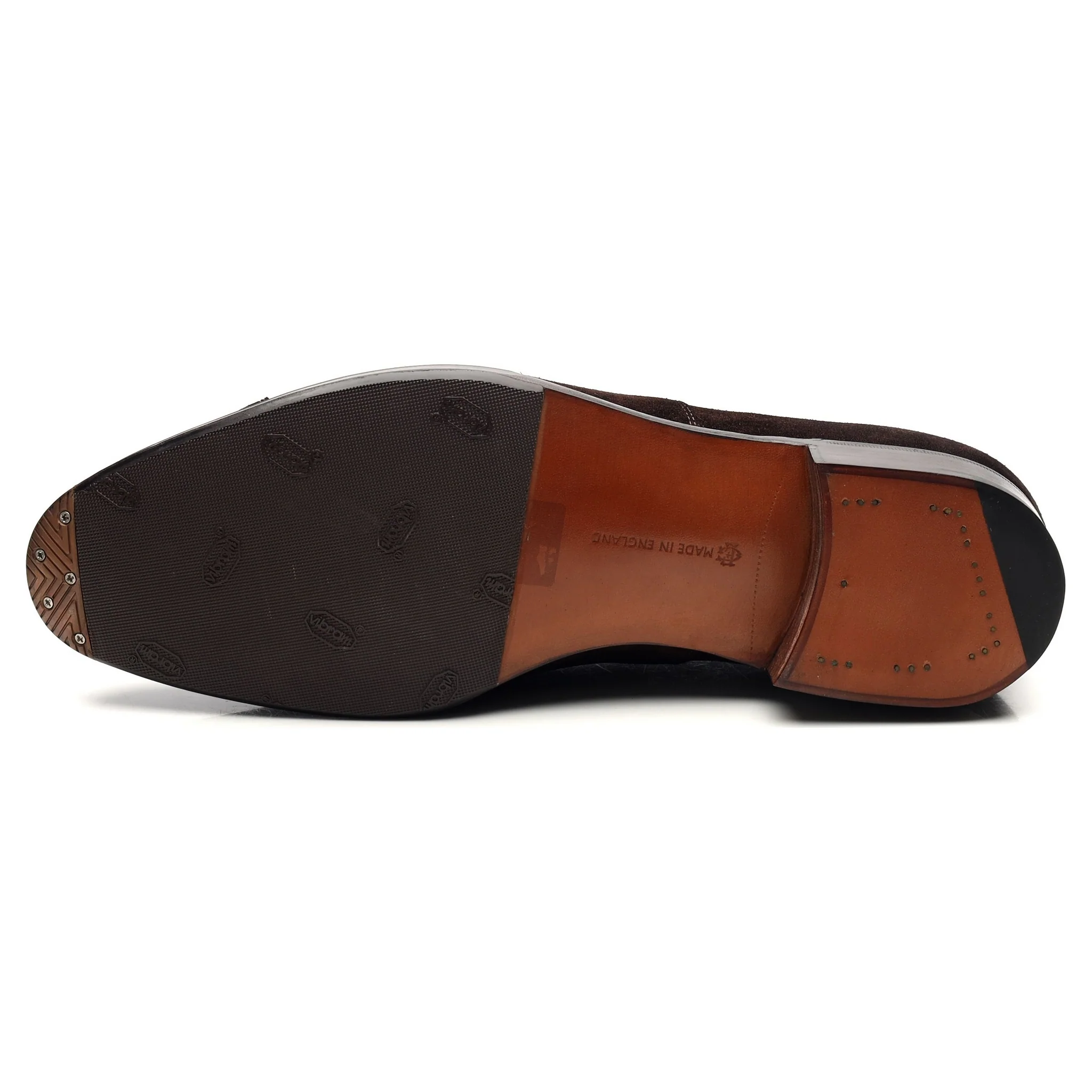 'Chelsea' Dark Brown Suede Oxford UK 9 E - Image 10