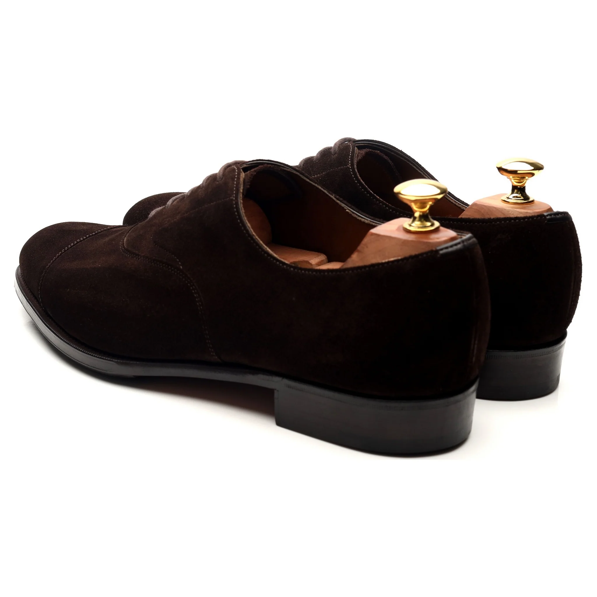 'Chelsea' Dark Brown Suede Oxford UK 9 E - Image 3