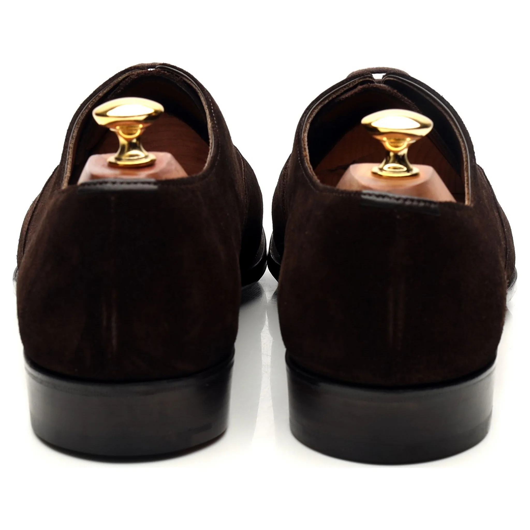 'Chelsea' Dark Brown Suede Oxford UK 9 E - Image 4