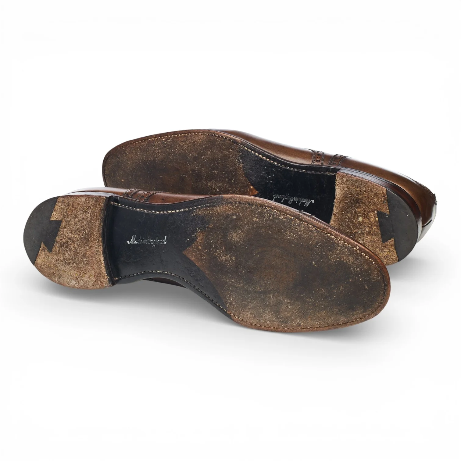 'Chester Stanford' Brown Leather Cap Toe Derby UK 9.5 F - Image 5
