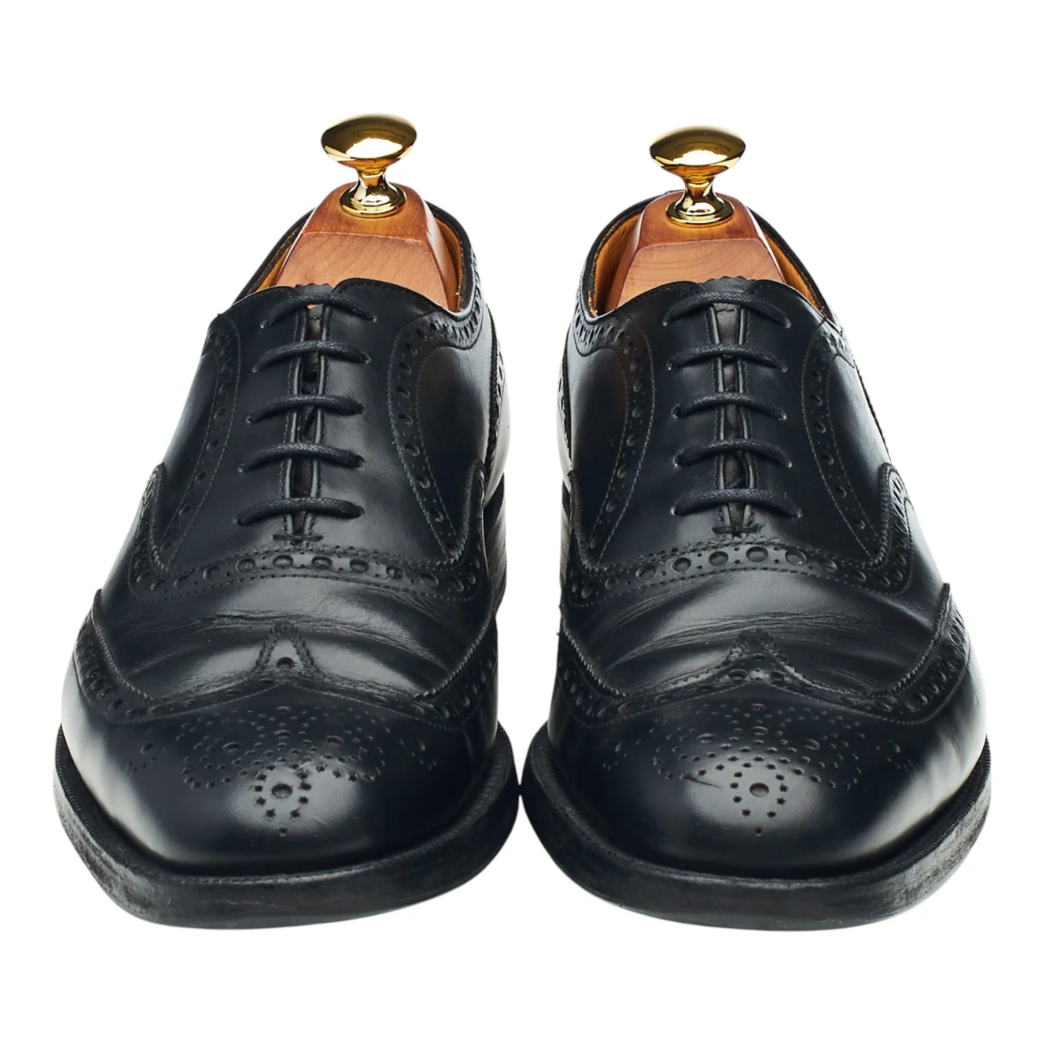 'Chetwynd' Black Leather Oxford Brogues UK 6.5 F - Image 2