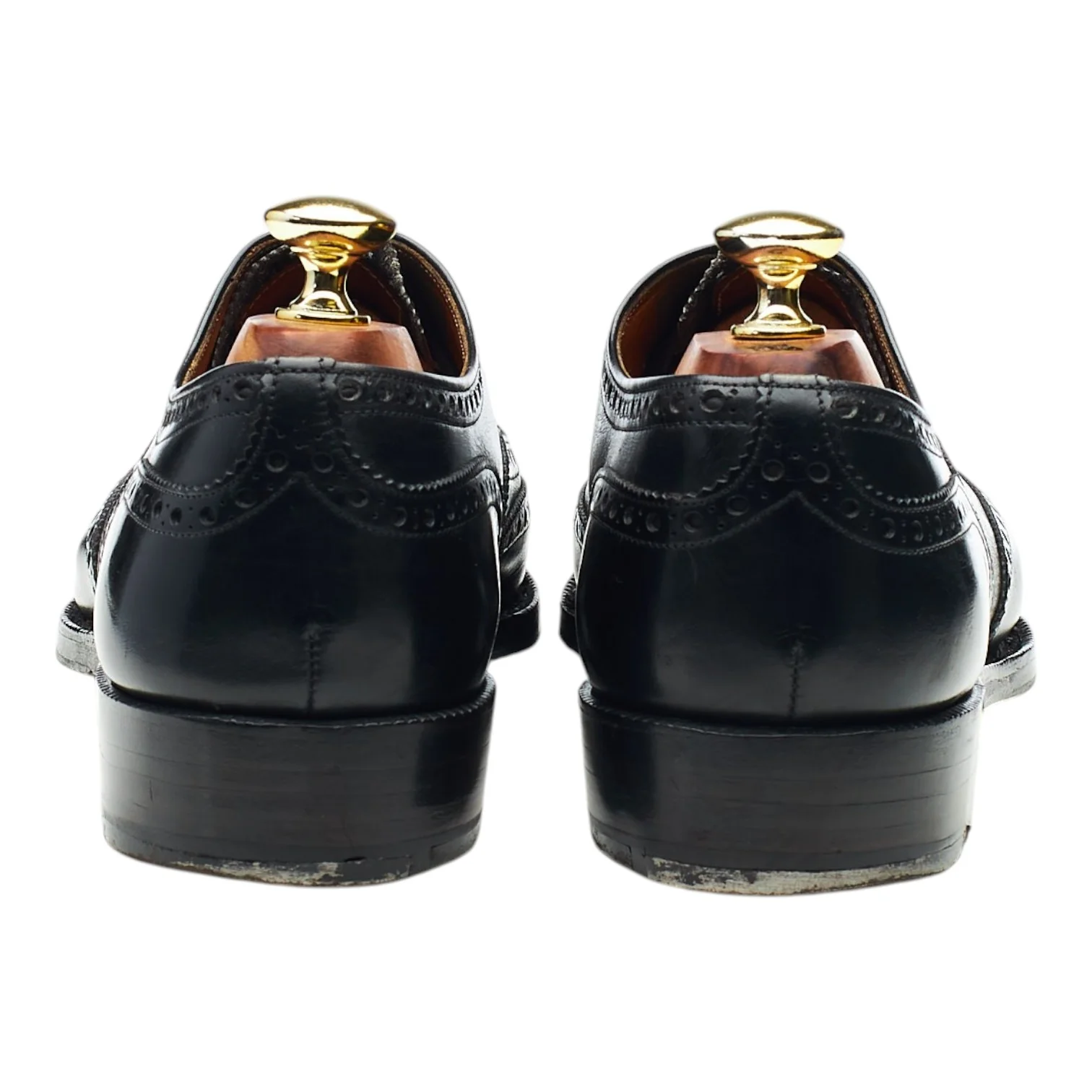 'Chetwynd' Black Leather Oxford Brogues UK 7.5 D - Image 4