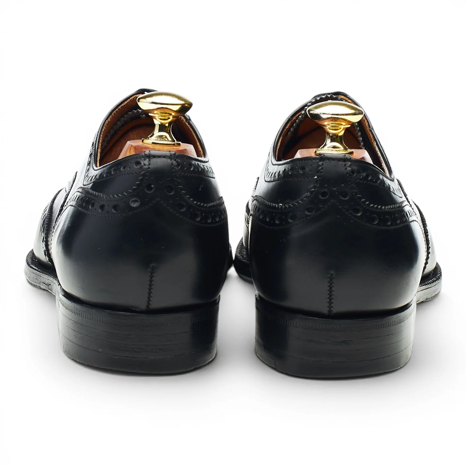 'Chetwynd' Black Leather Oxford Brogues UK 7.5 F - Image 4