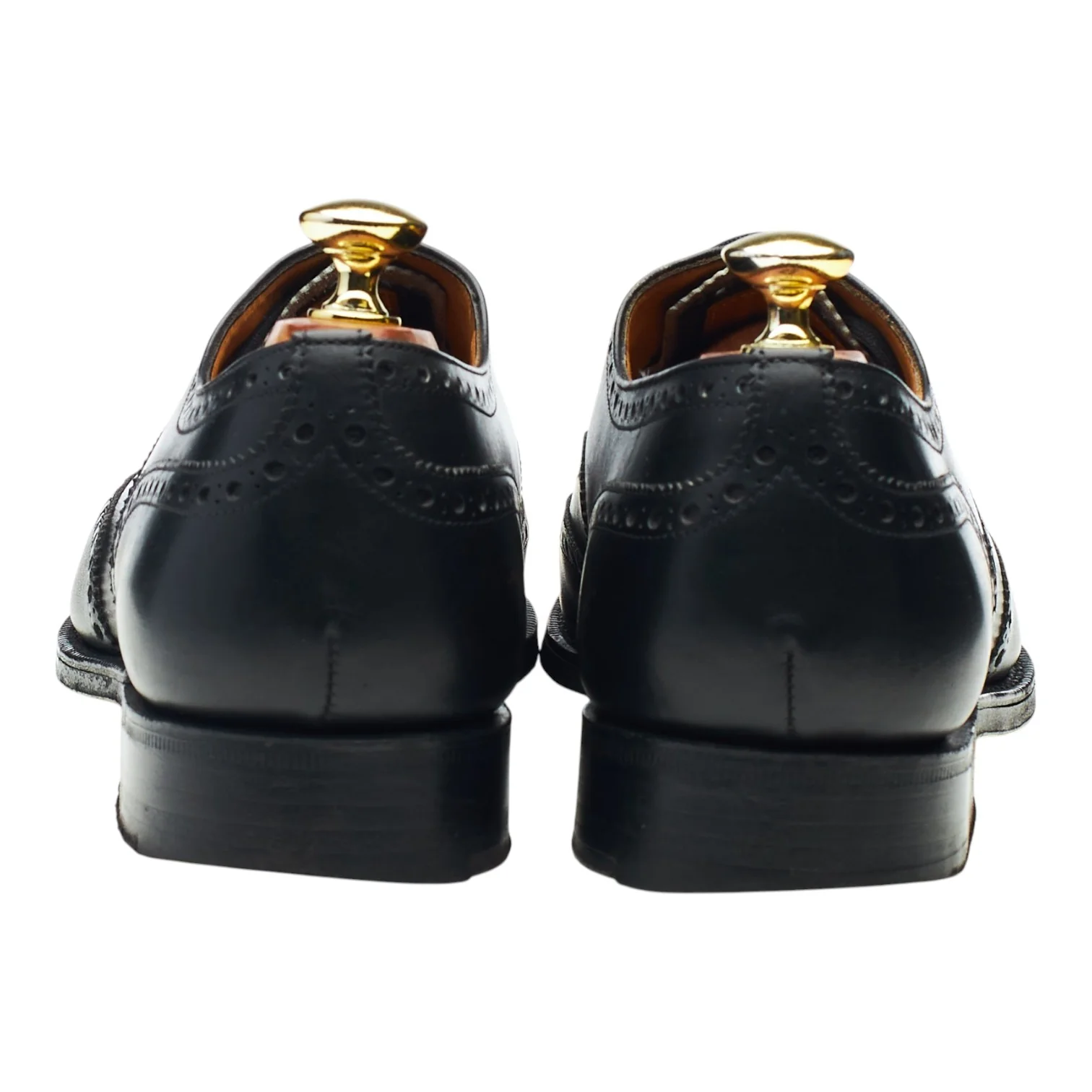 'Chetwynd' Black Leather Oxford Brogues UK 7 F - Image 4