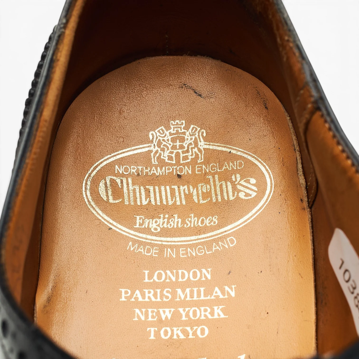 'Chetwynd' Black Leather Oxford Brogues UK 8 F - Image 6