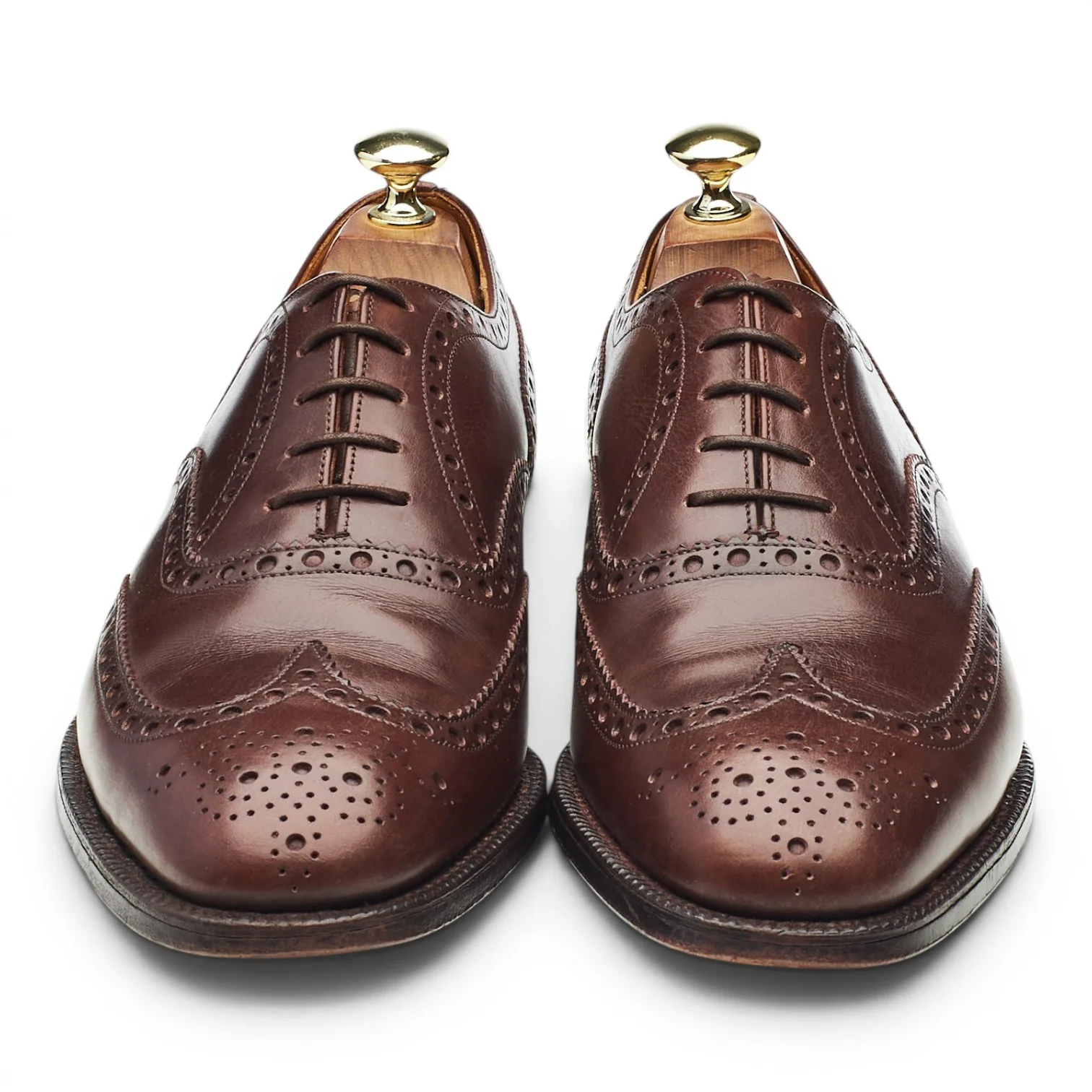 'Chetwynd' Brown Leather Oxford Brogues UK 7.5 F - Image 2