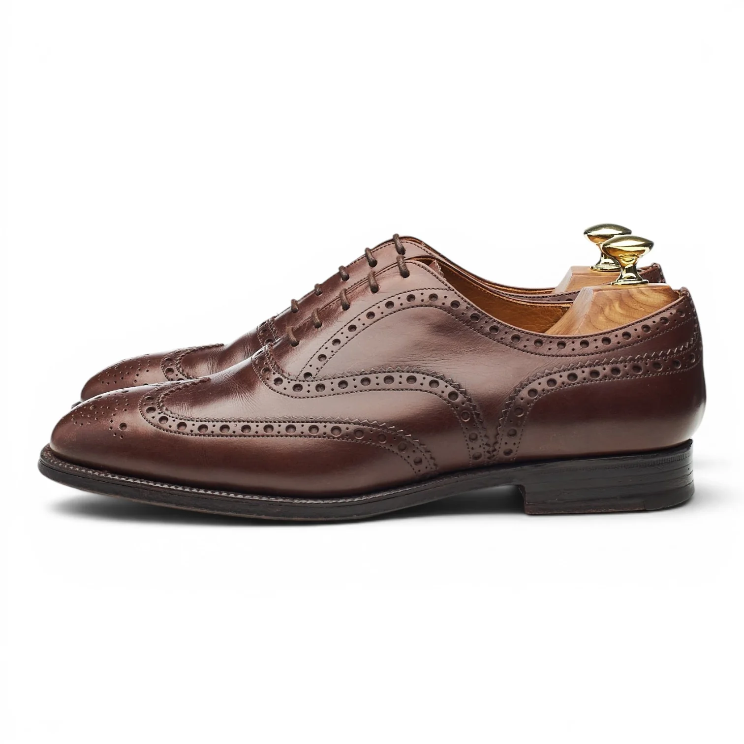 'Chetwynd' Brown Leather Oxford Brogues UK 7.5 F - Image 3