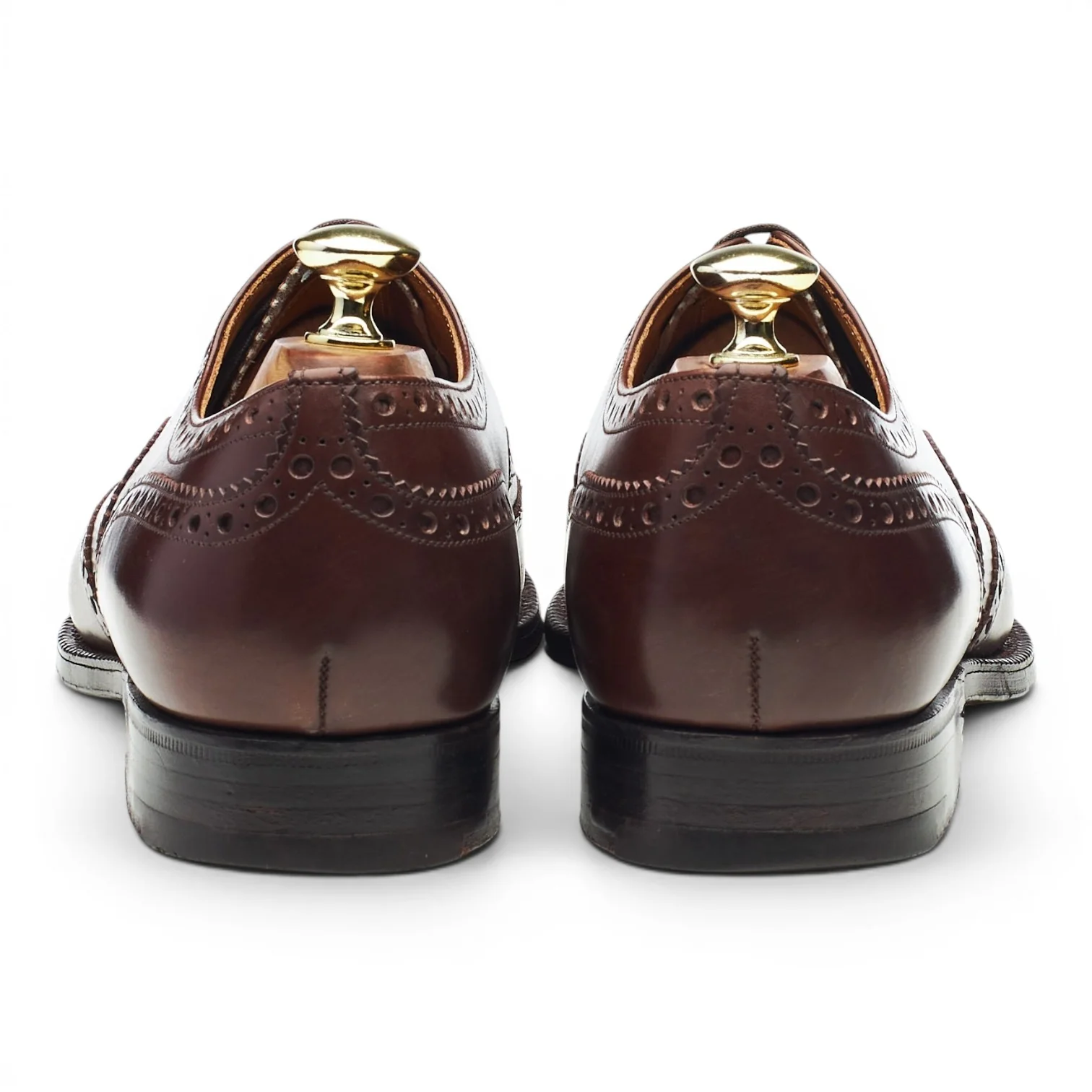 'Chetwynd' Brown Leather Oxford Brogues UK 7.5 F - Image 4