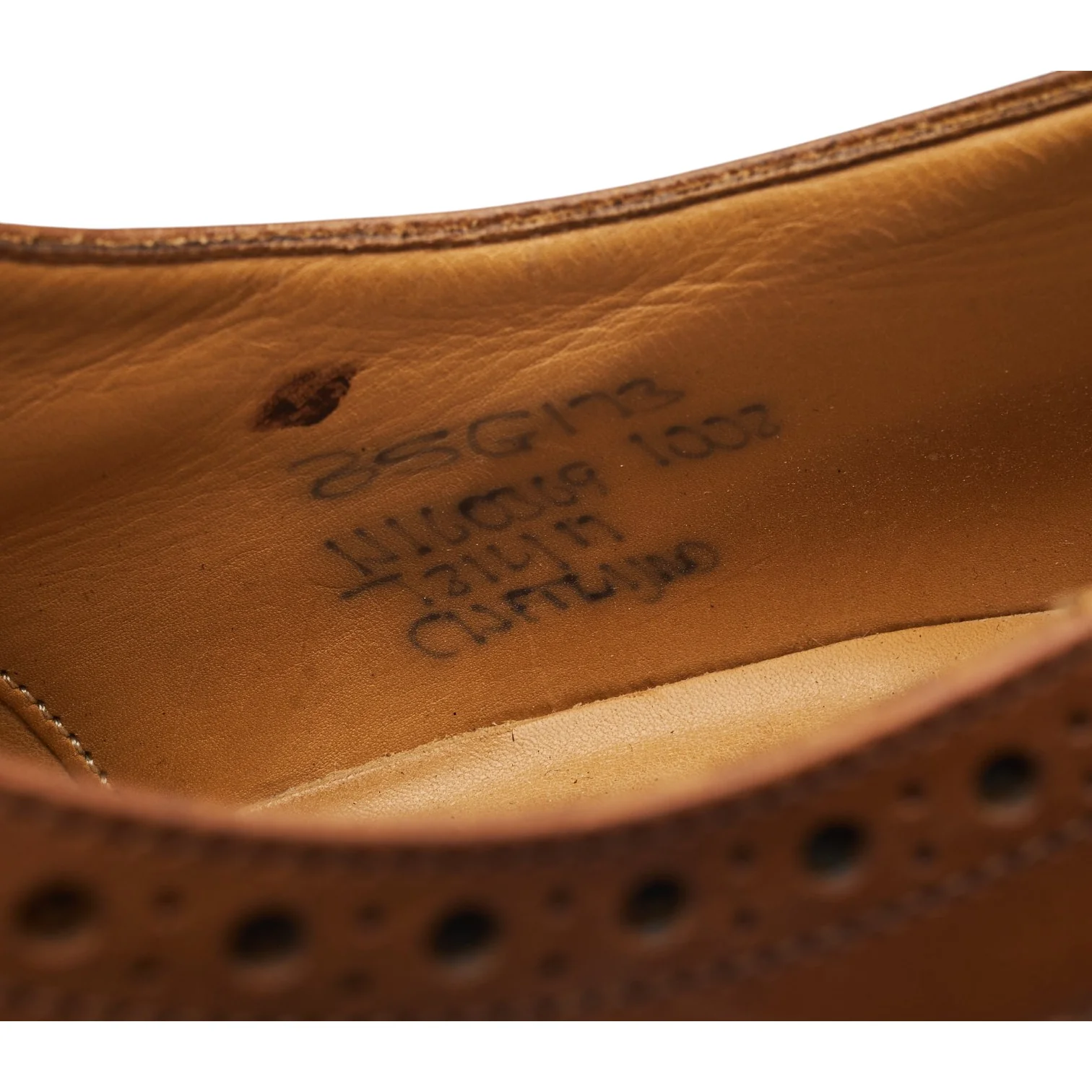 'Chetwynd' Brown Leather Oxford Brogues UK 8.5 G - Image 7