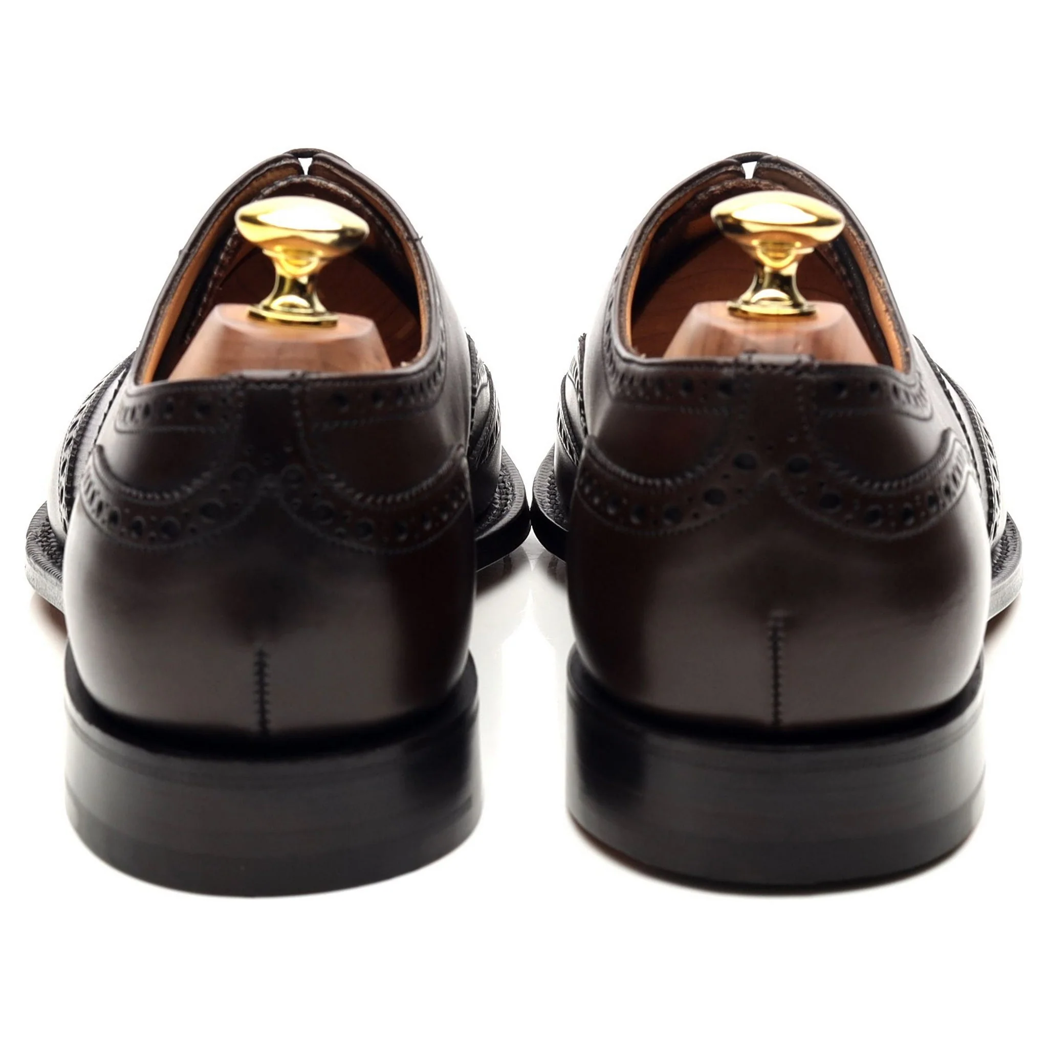'Chetwynd' Dark Brown Leather Brogues UK 8 F - Image 4