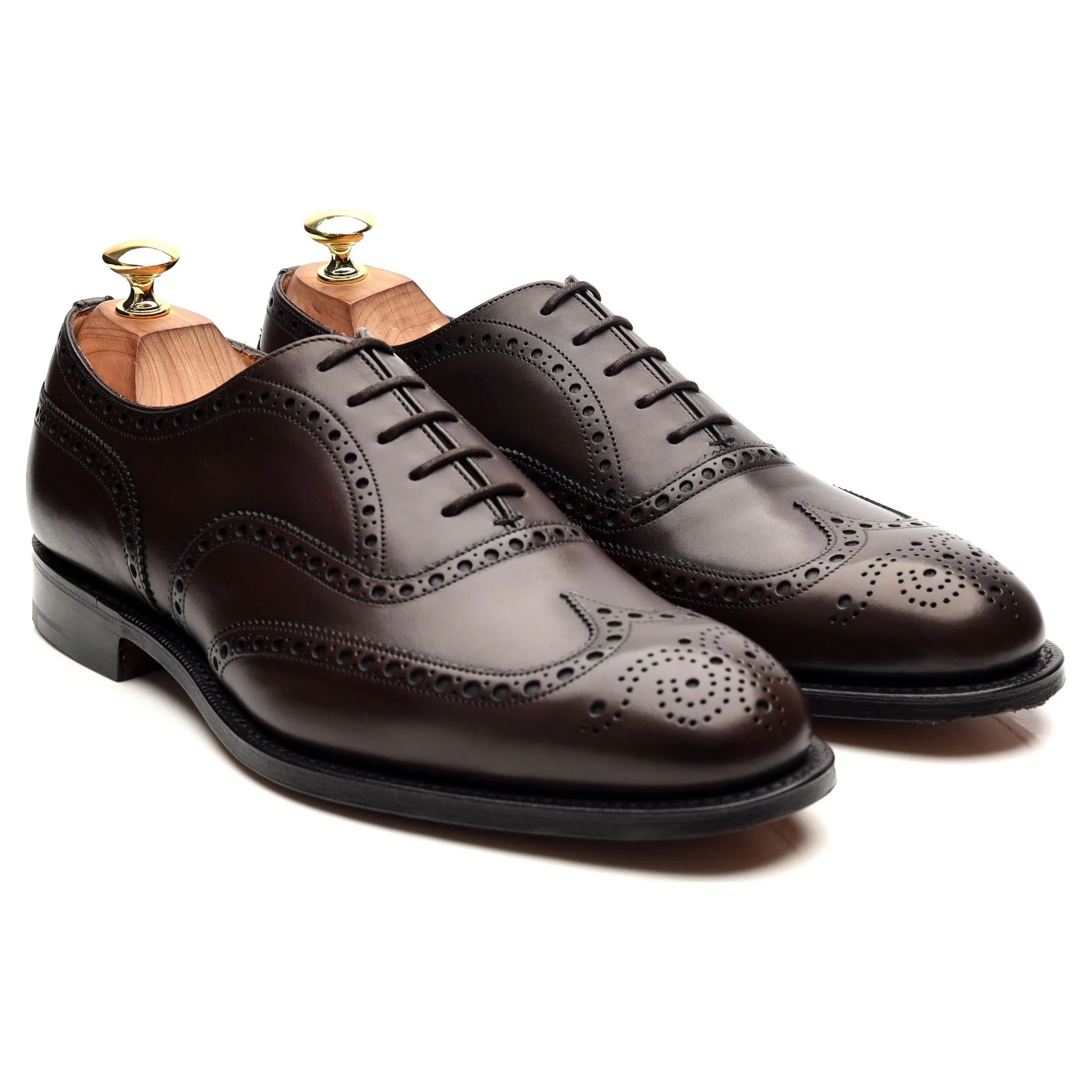 'Chetwynd' Dark Brown Leather Brogues UK 8 F - Image 7