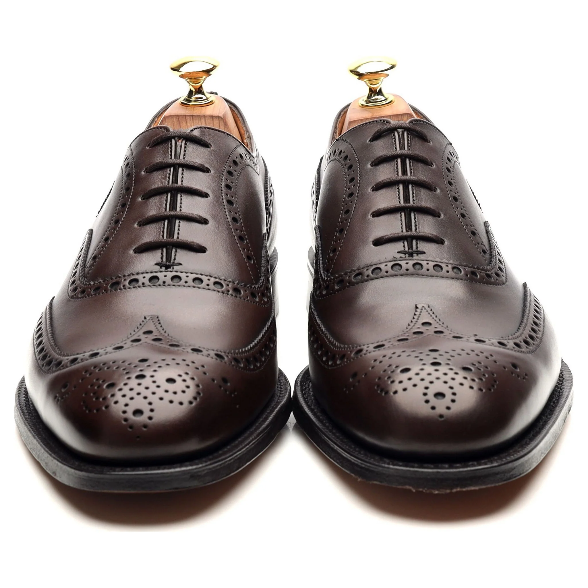 'Chetwynd' Dark Brown Leather Brogues UK 8 F - Image 8