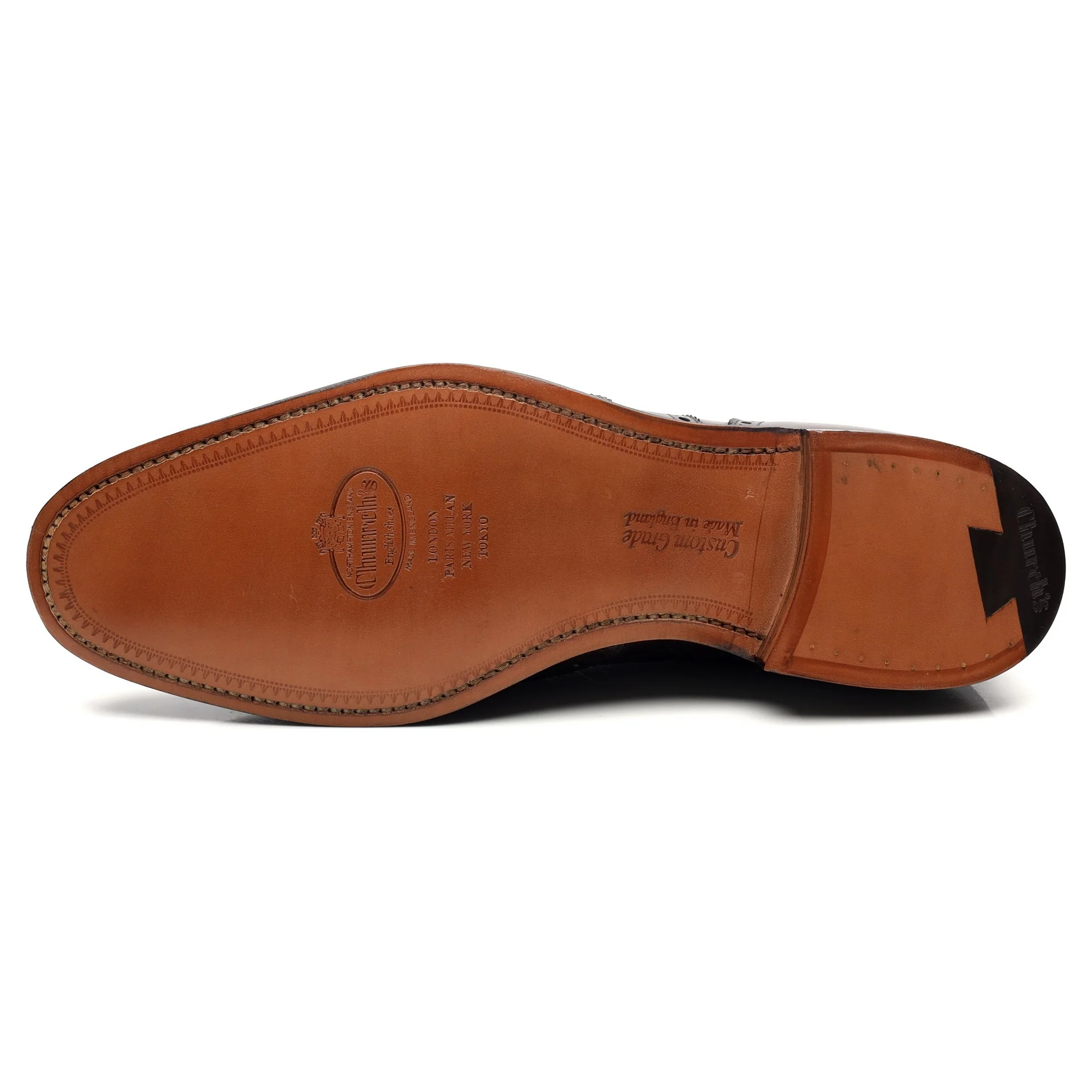 'Chetwynd' Dark Brown Leather Oxford Brogues UK 10 F - Image 10