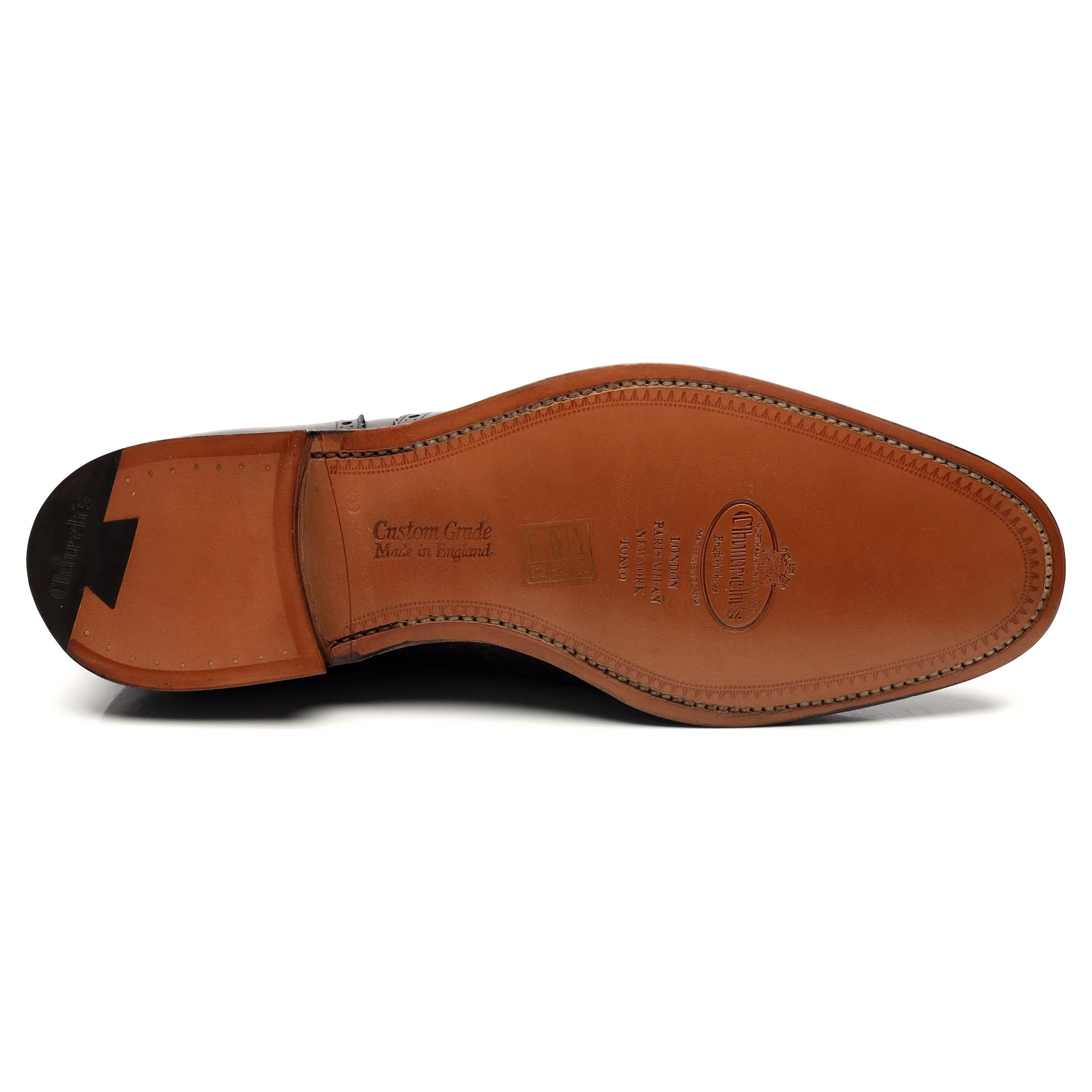 'Chetwynd' Dark Brown Leather Oxford Brogues UK 10 F - Image 11