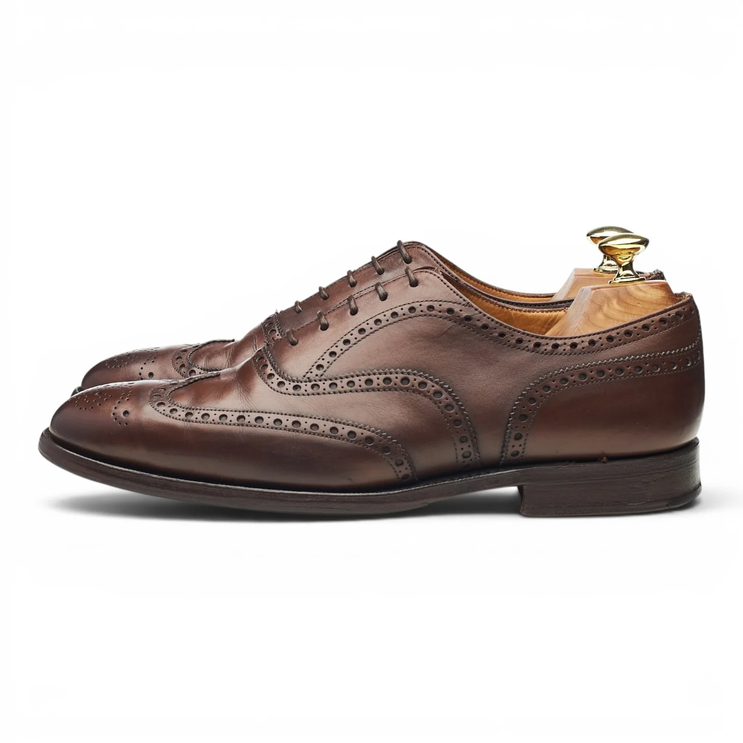 'Chetwynd' Dark Brown Leather Oxford Brogues UK 7.5 F - Image 3