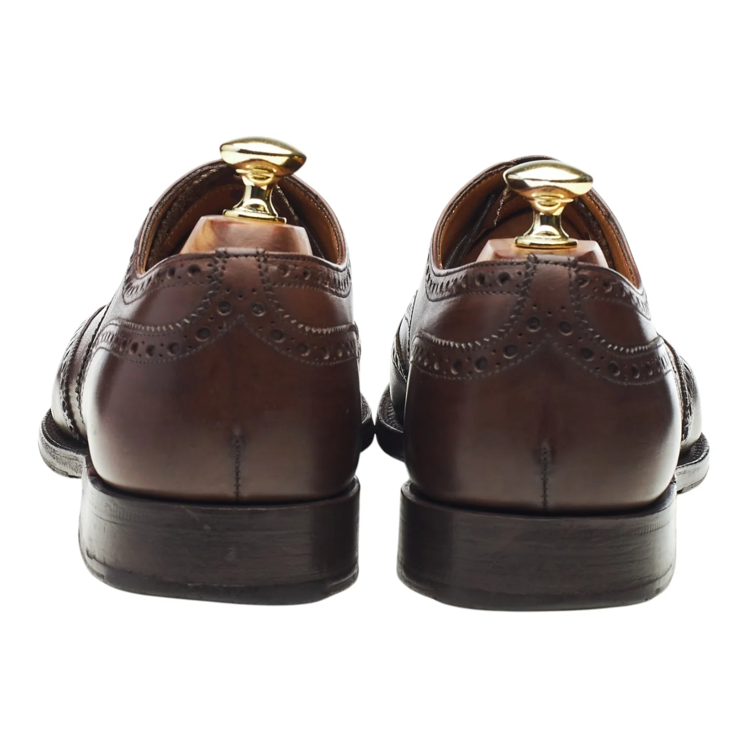 'Chetwynd' Dark Brown Leather Oxford Brogues UK 7.5 F - Image 4