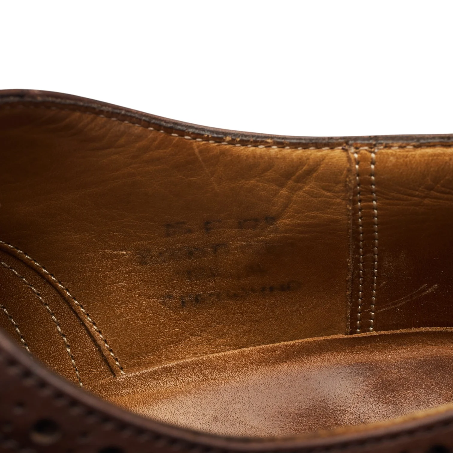 'Chetwynd' Dark Brown Leather Oxford Brogues UK 7.5 F - Image 7