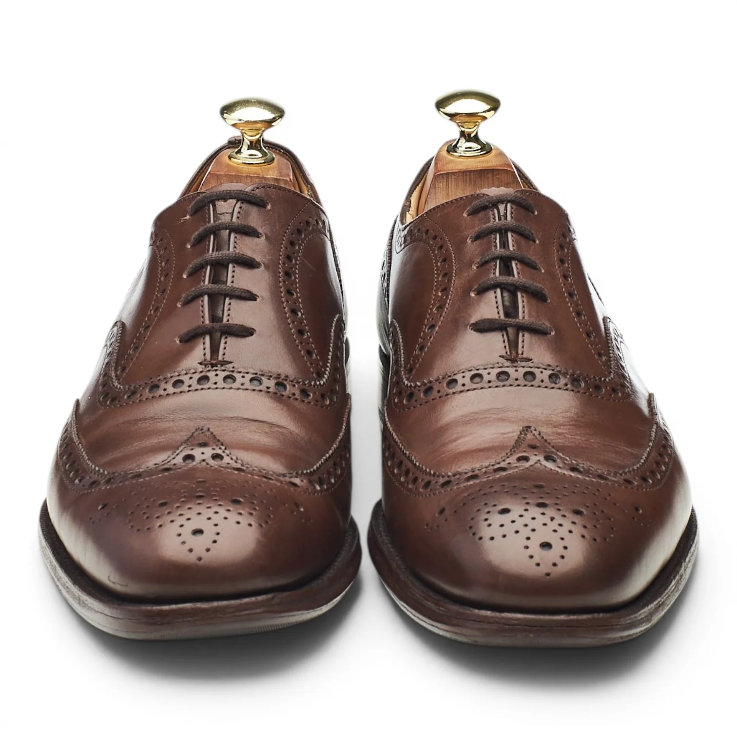 'Chetwynd' Dark Brown Leather Oxford Brogues UK 7 F - Image 2