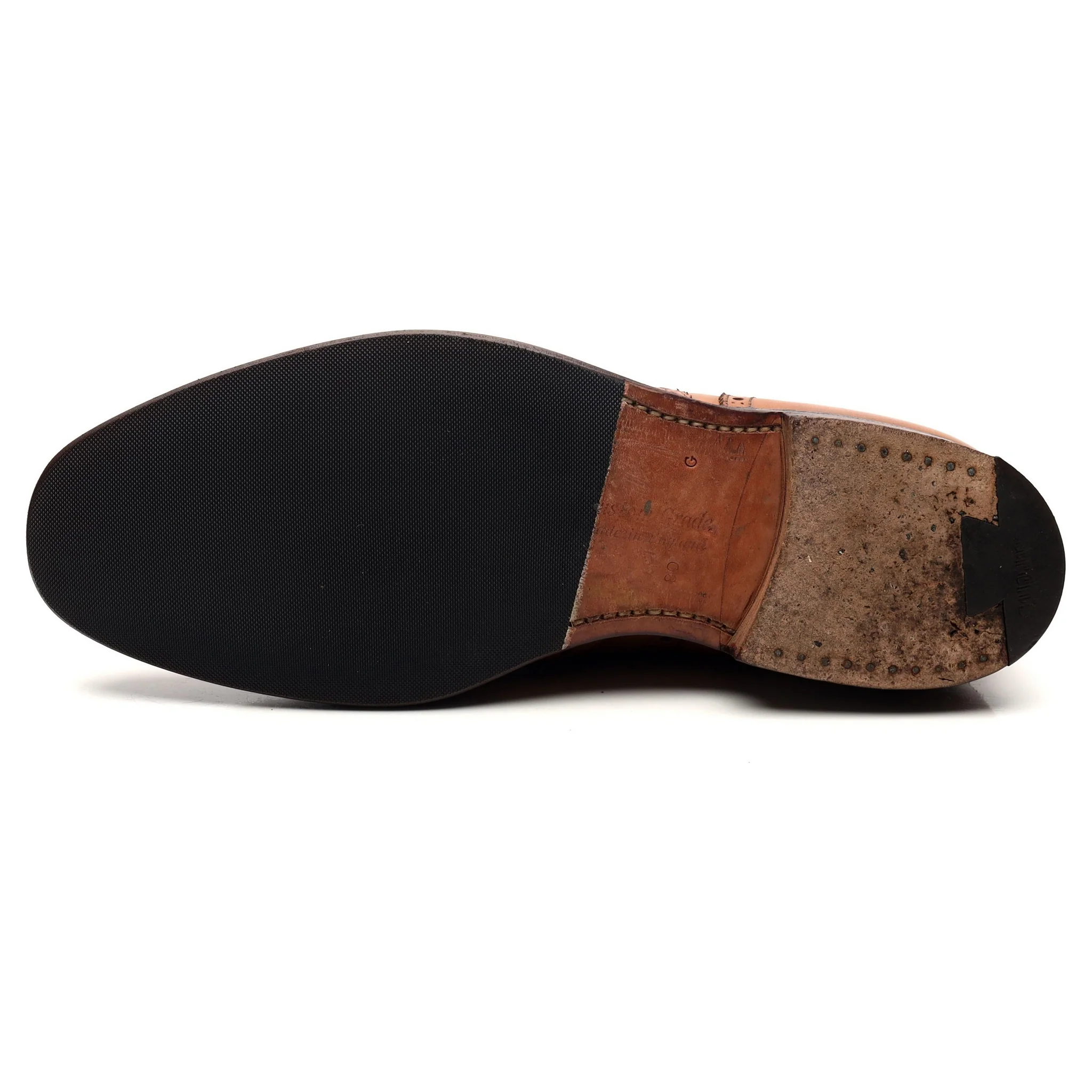'Chetwynd' Tan Brown Leather Oxford Brogues UK 8 G - Image 10