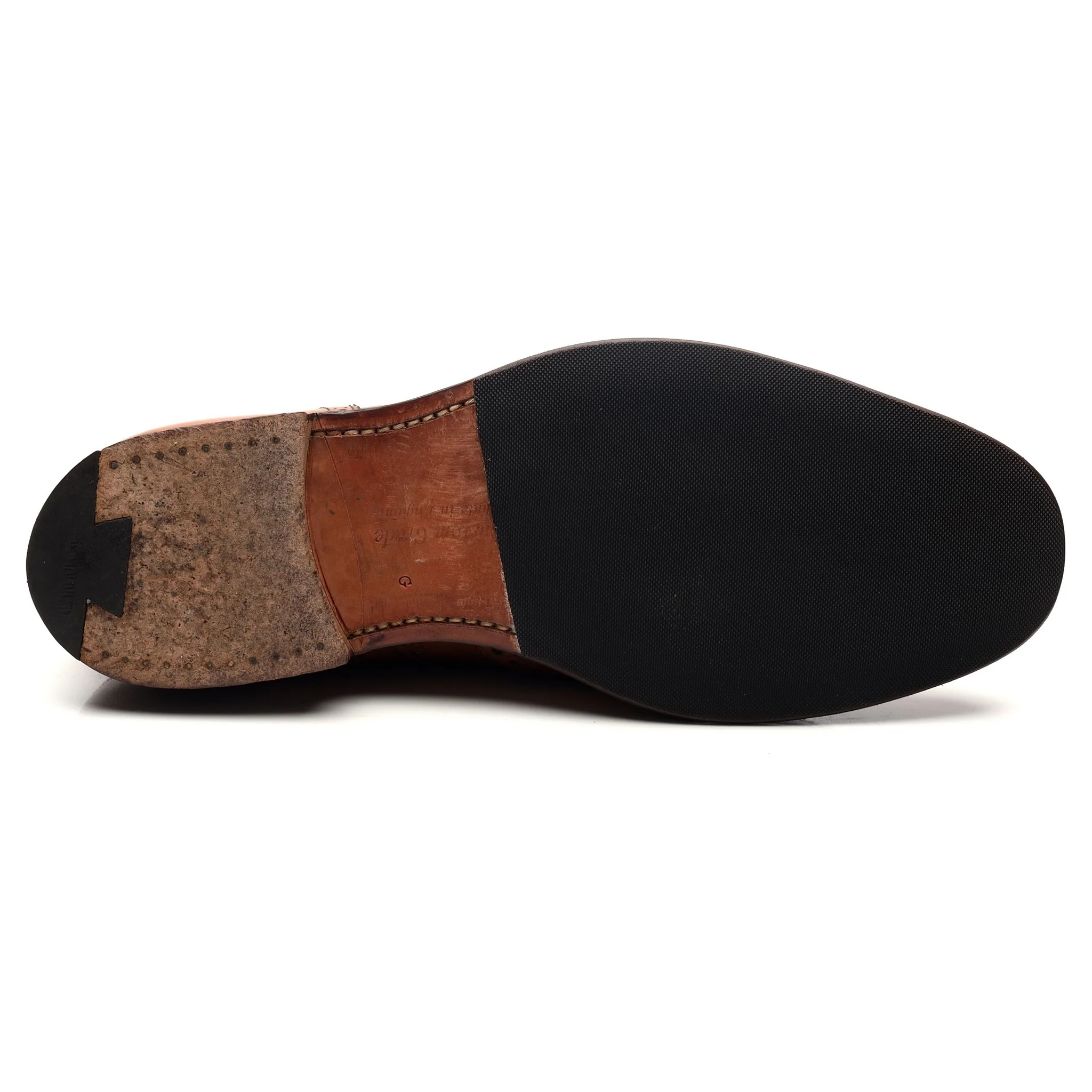 'Chetwynd' Tan Brown Leather Oxford Brogues UK 8 G - Image 11