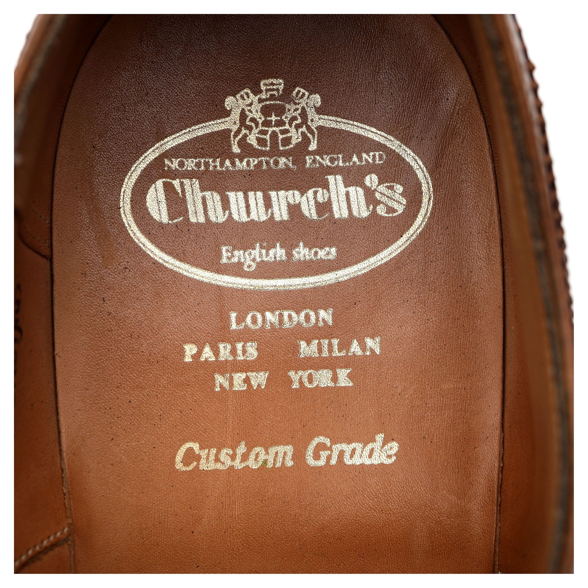 'Chetwynd' Tan Brown Leather Oxford Brogues UK 8 G - Image 12