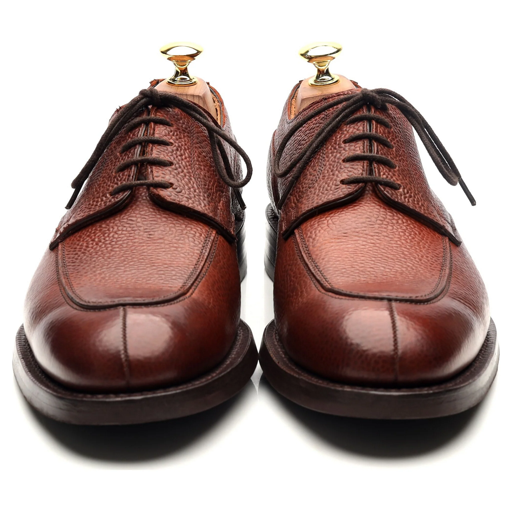 'Chiswick' Tan Brown Leather Split Toe Derby UK 8.5 F - Image 8