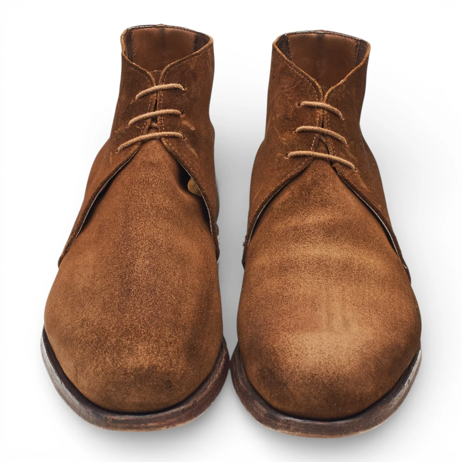 'Chukka' Snuff Brown Suede Unlined Chukka Boots UK 7.5 D - Image 2