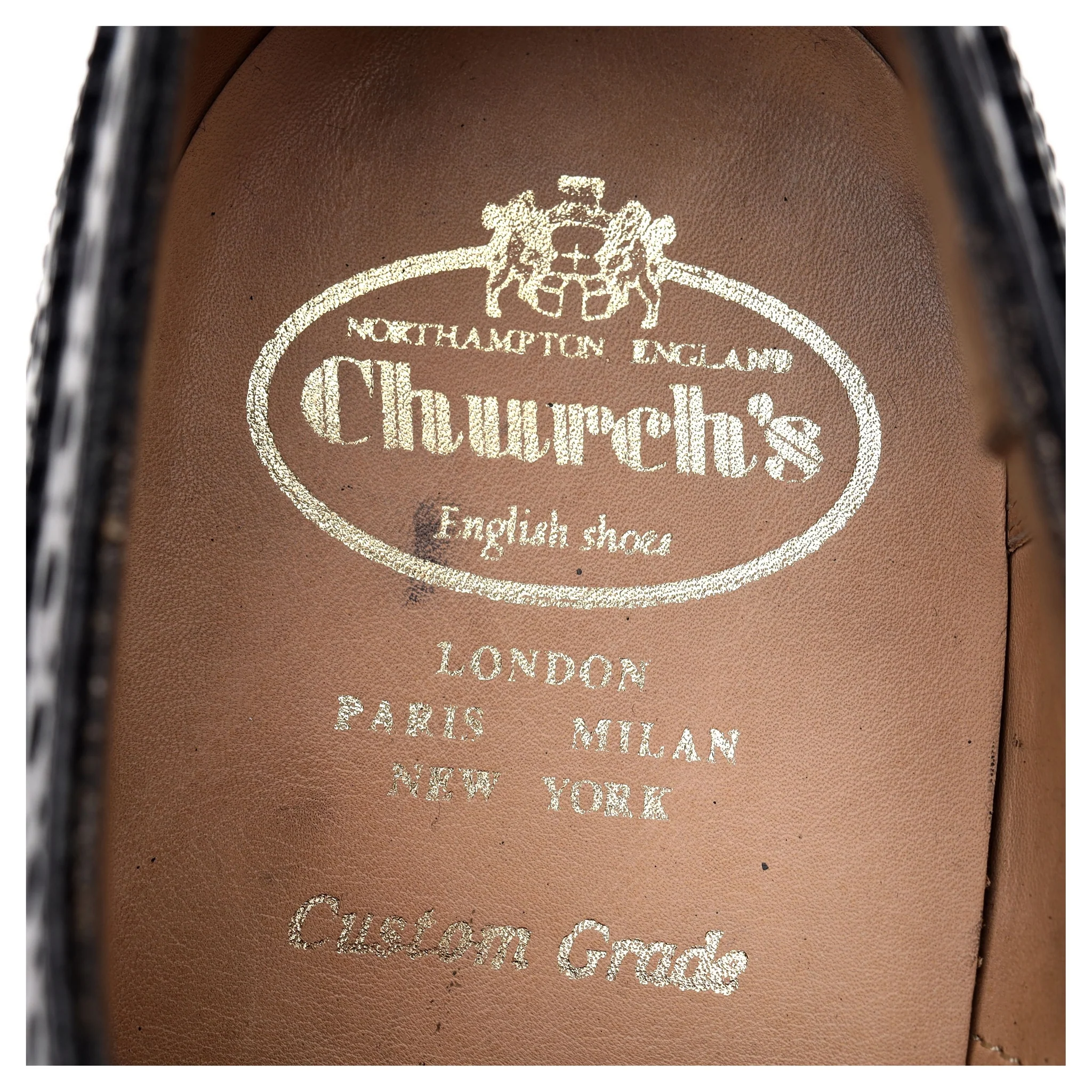 'Brisbane' Black Leather Brogues UK 8 G - Image 13