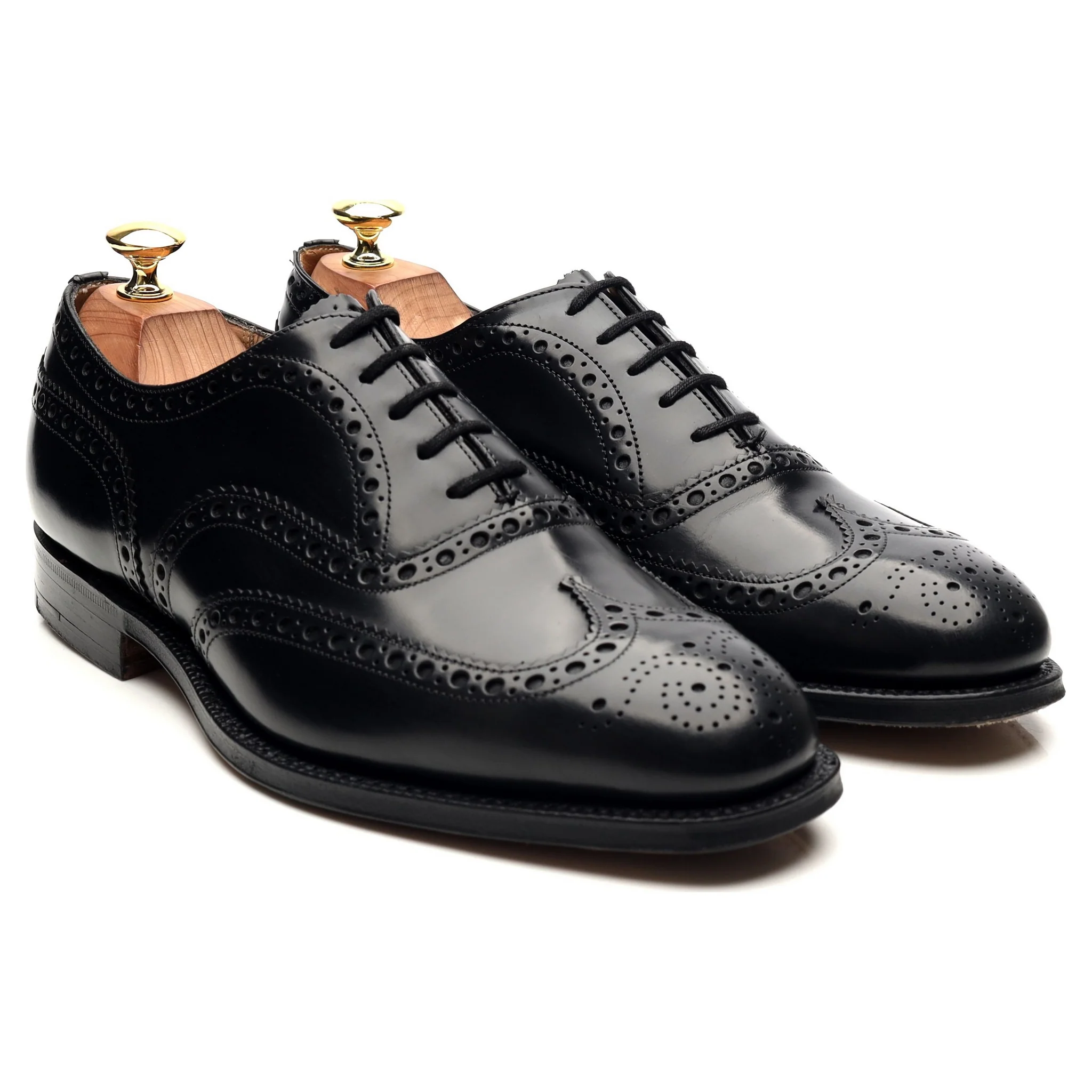 'Brisbane' Black Leather Brogues UK 8 G - Image 6