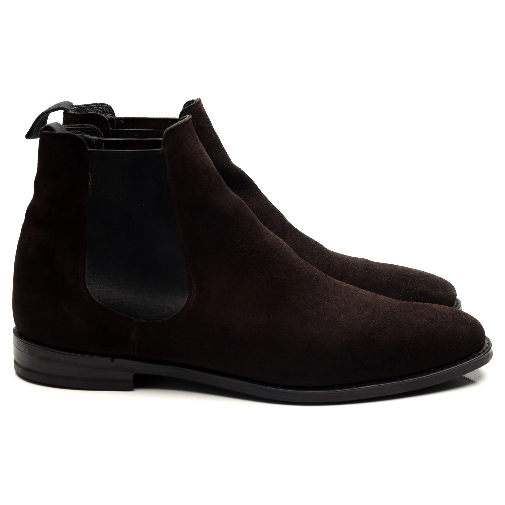 'Prenton' Dark Brown Suede Chelsea Boots UK 10 F - Image 5
