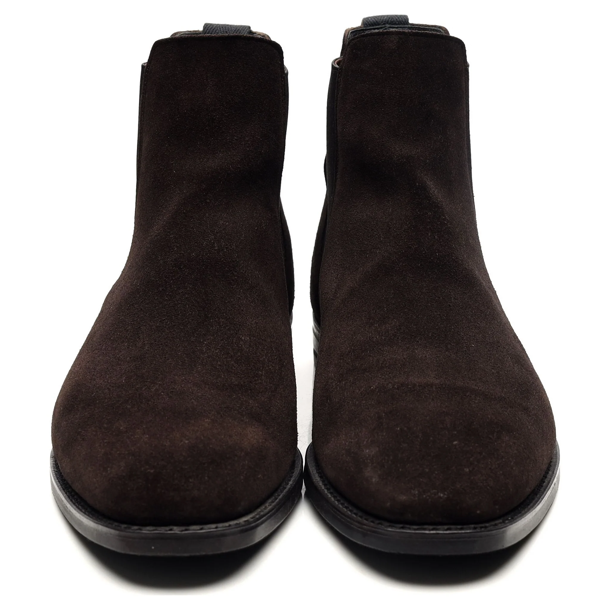 'Prenton' Dark Brown Suede Chelsea Boots UK 10 F - Image 7