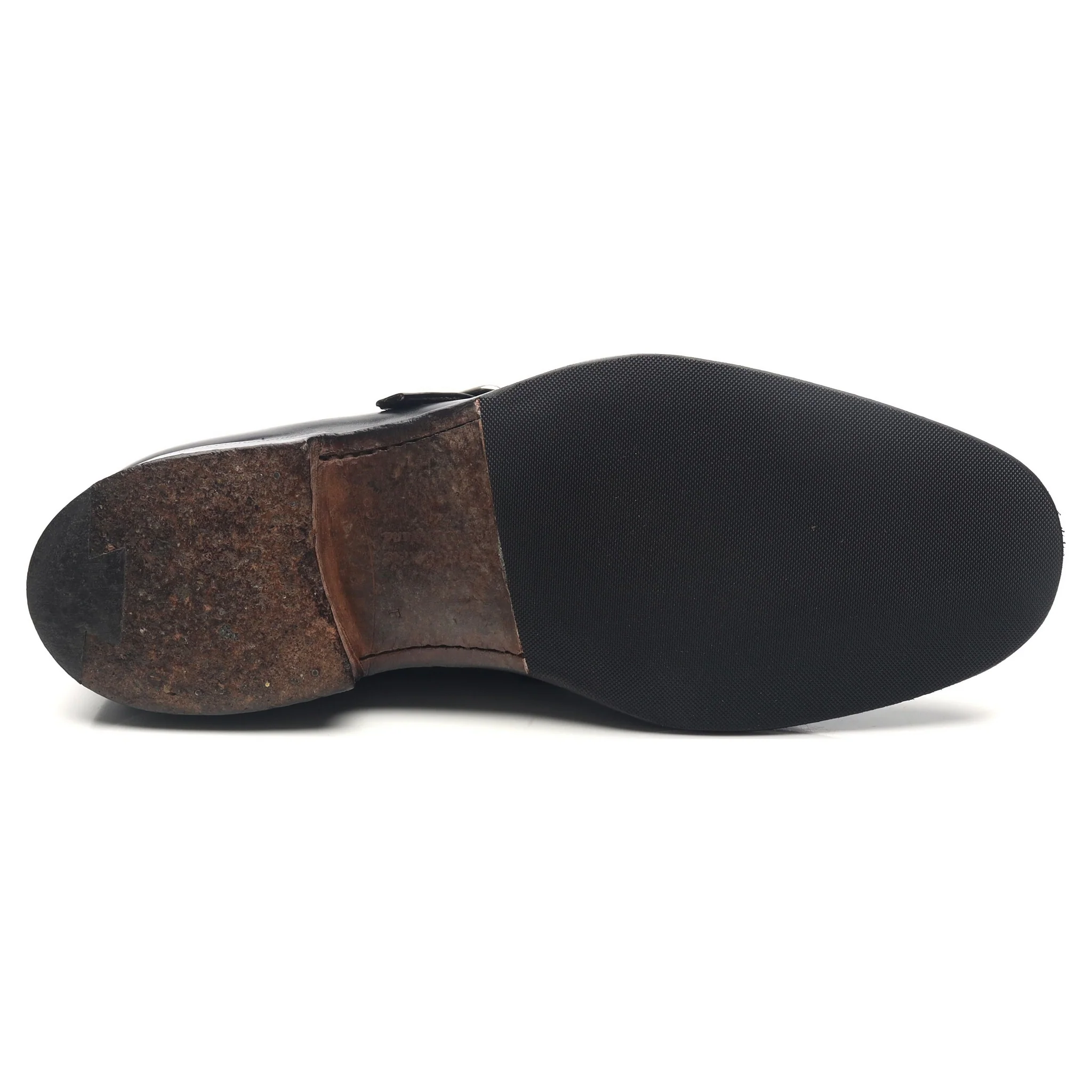 'Abington' Black Leather Monk Strap UK 8 F - Image 11