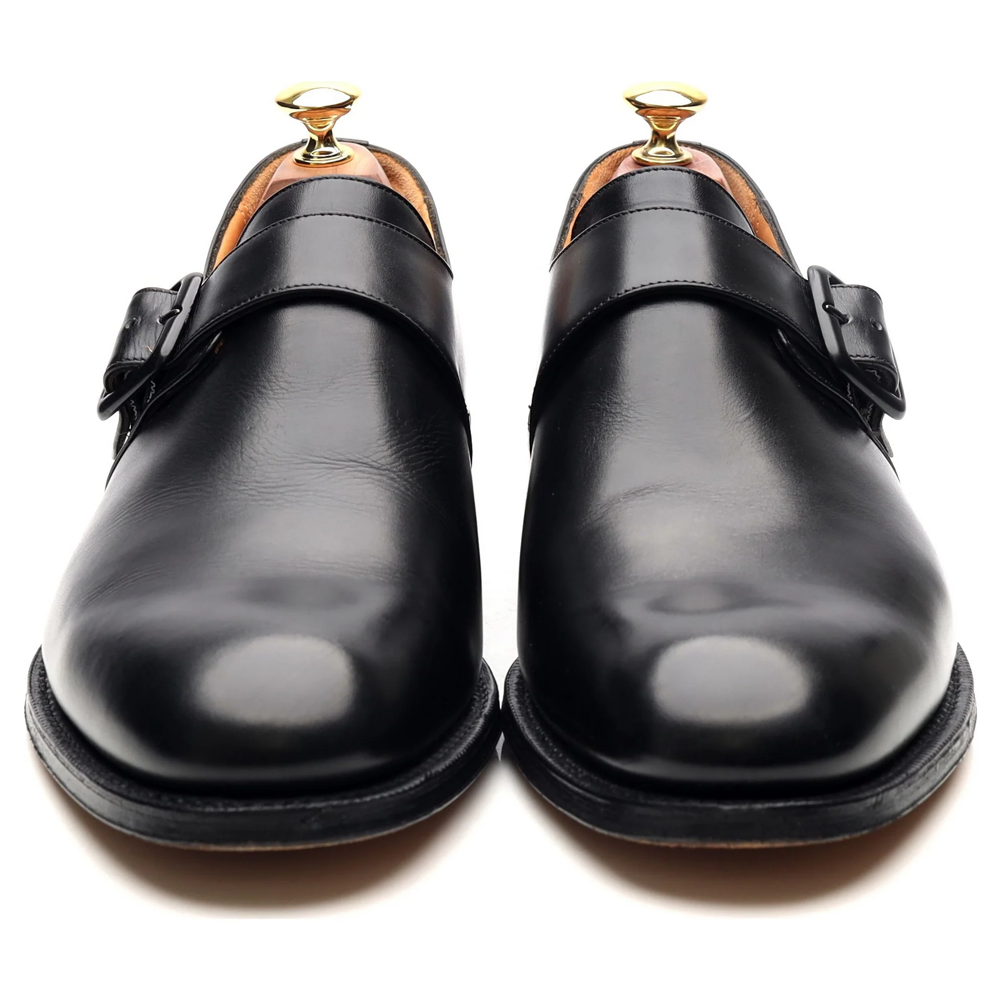 'Abington' Black Leather Monk Strap UK 9 G - Image 8
