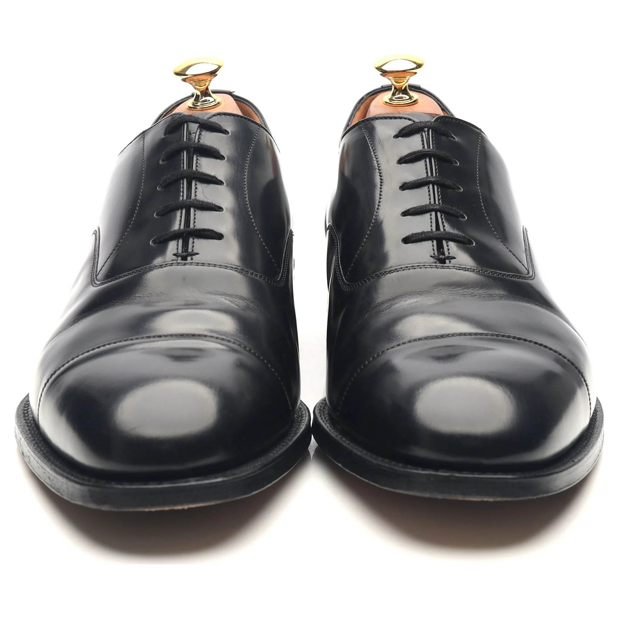 'Balmoral' Black Leather Oxford UK 10.5 G - Image 8