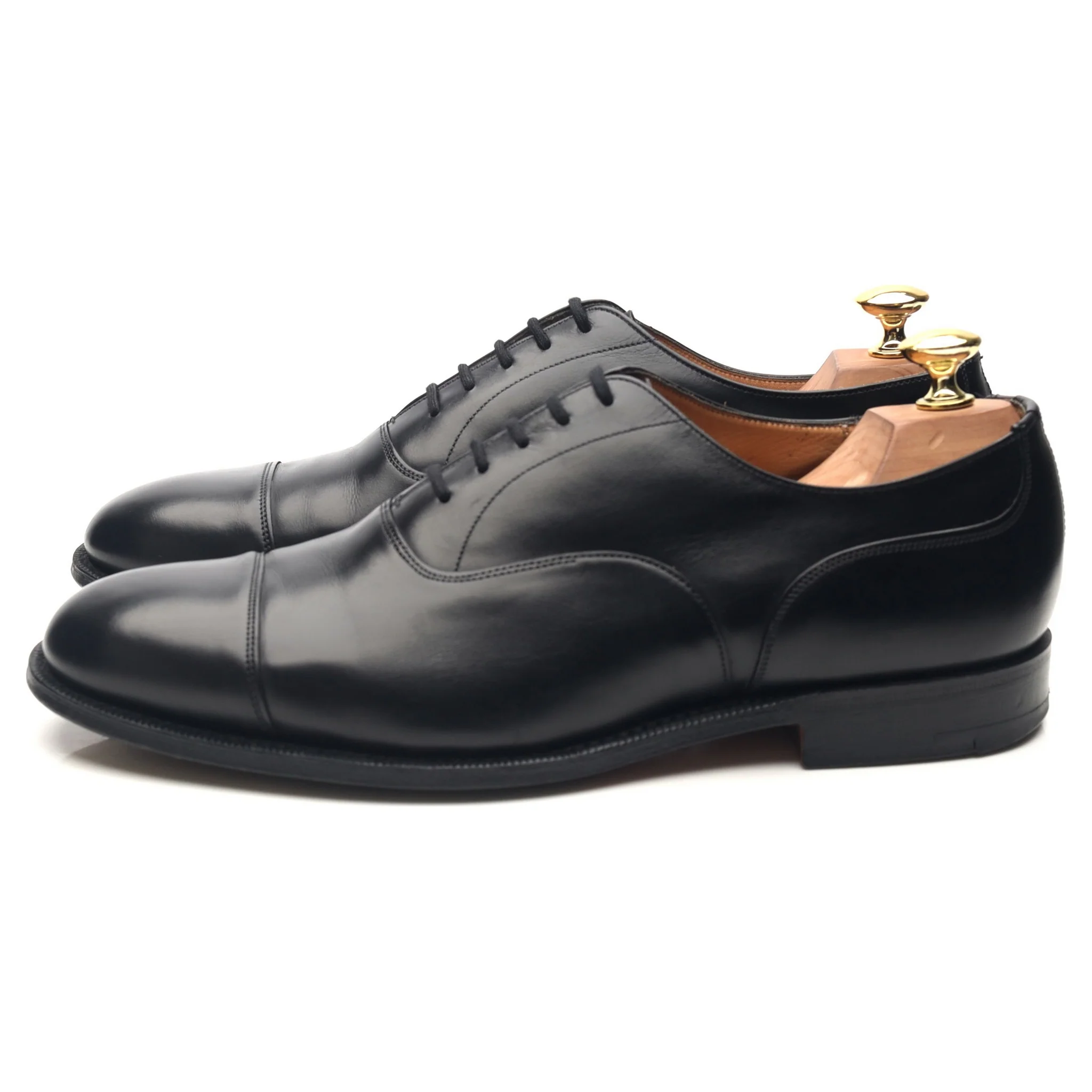 'Bamford' Black Leather Oxford UK 8 G - Image 2