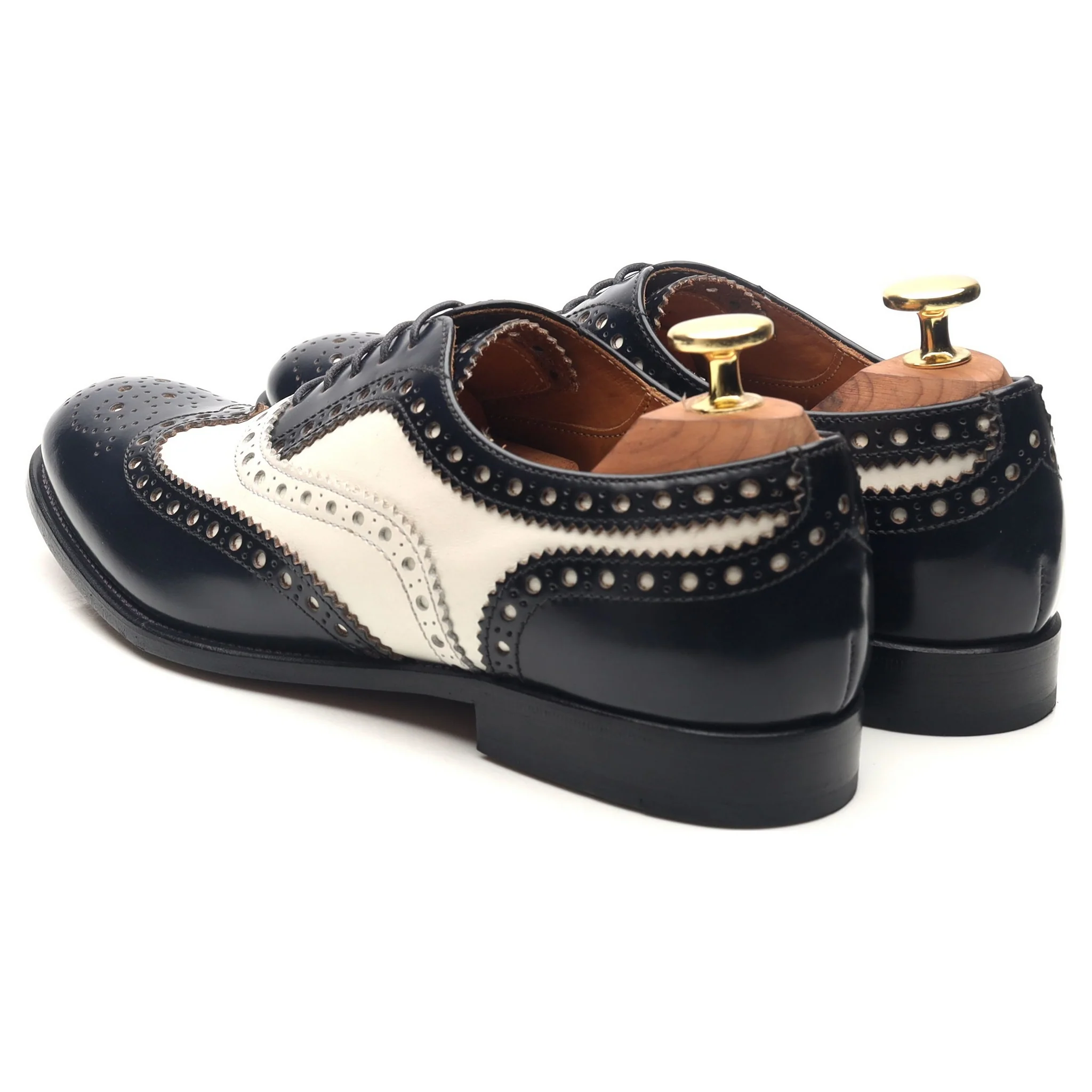 Women's 'Bess 2' Navy Blue White Leather Brogues UK 3.5 EU 36.5 - Image 3