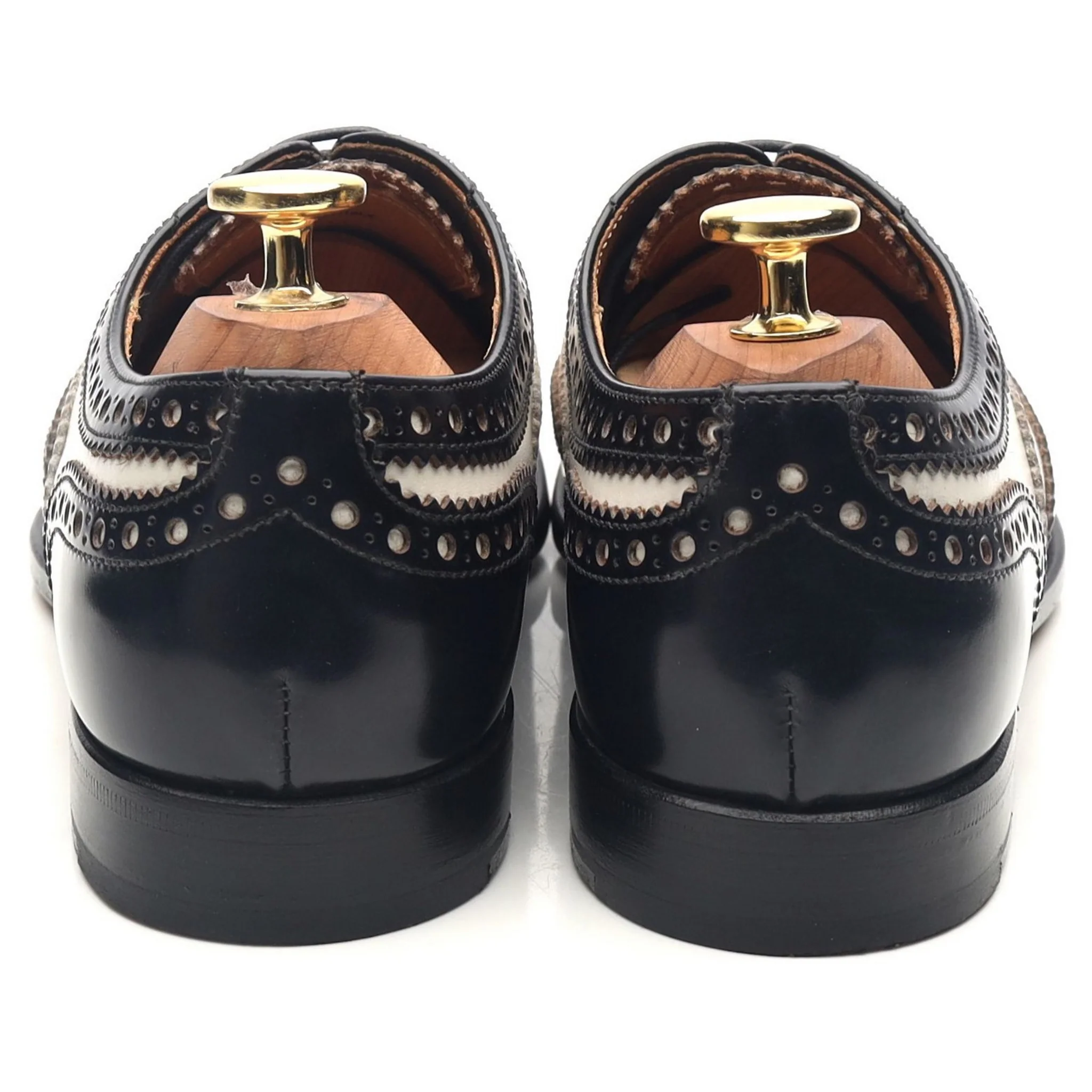 Women's 'Bess 2' Navy Blue White Leather Brogues UK 3.5 EU 36.5 - Image 4