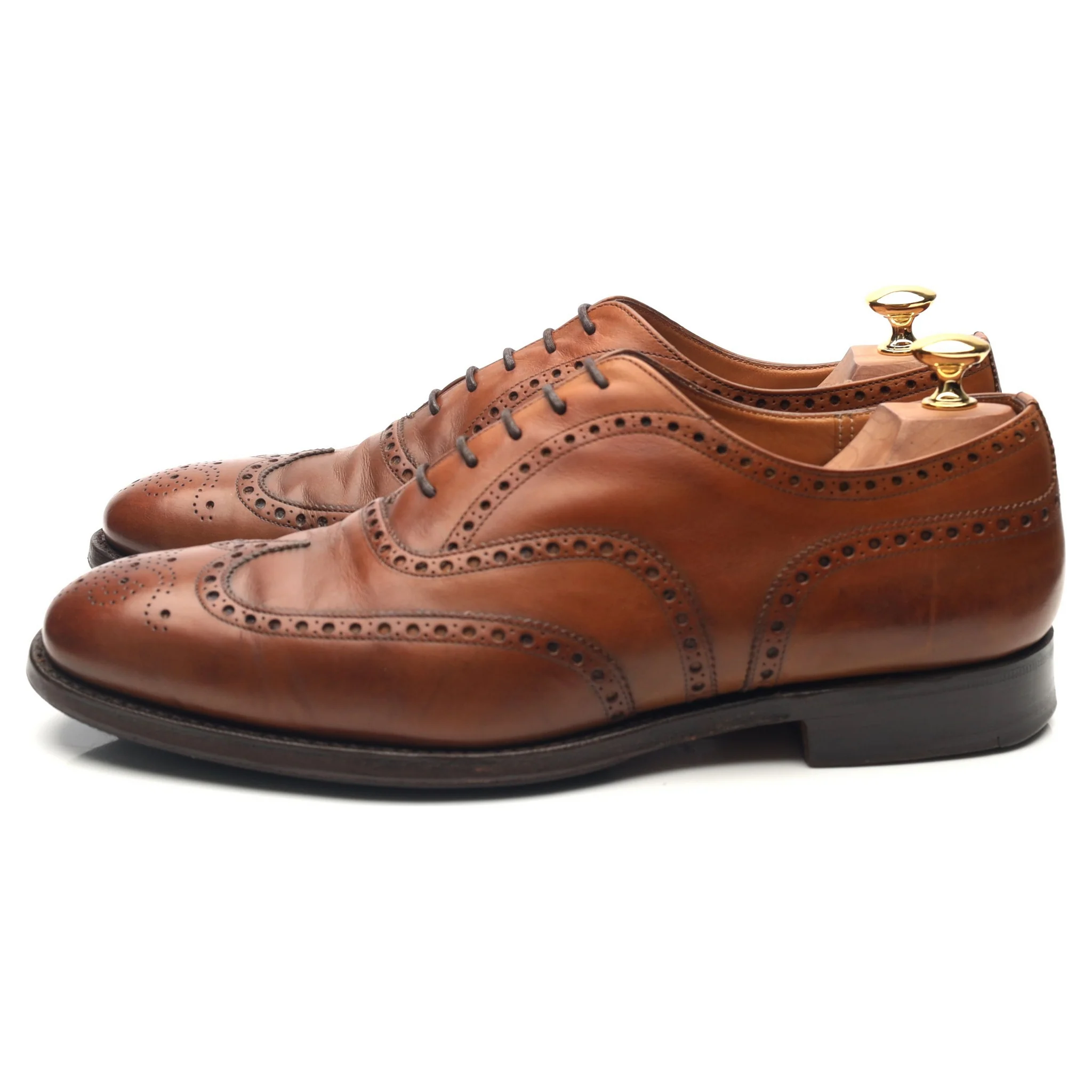 'Chetwynd' Tan Brown Leather Brogues UK 9 G - Image 2